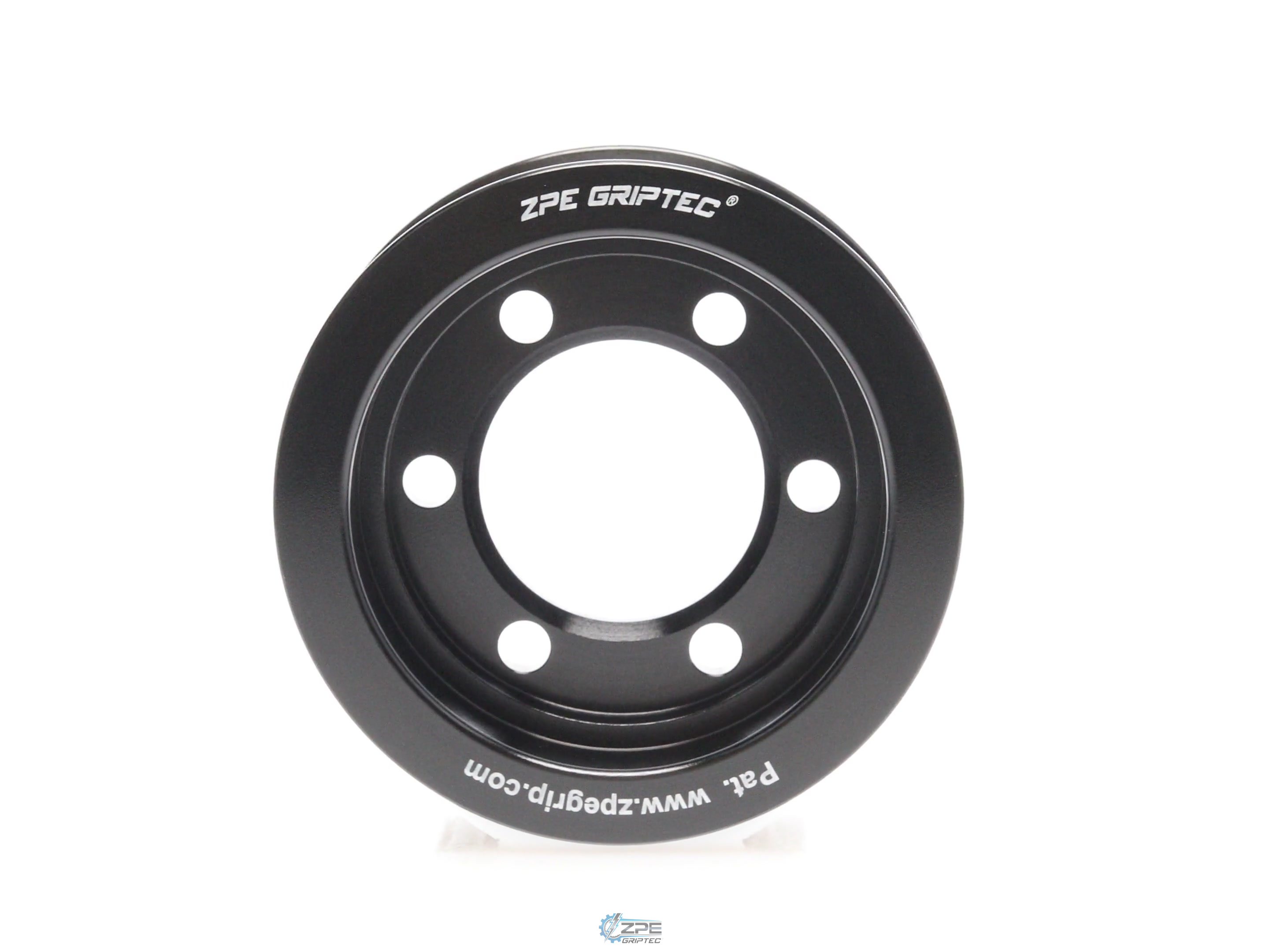 2.90" 6 Rib ZPE GripTec® 2pc Vortech YSi/JT/V3 L3 Black Pulley Only