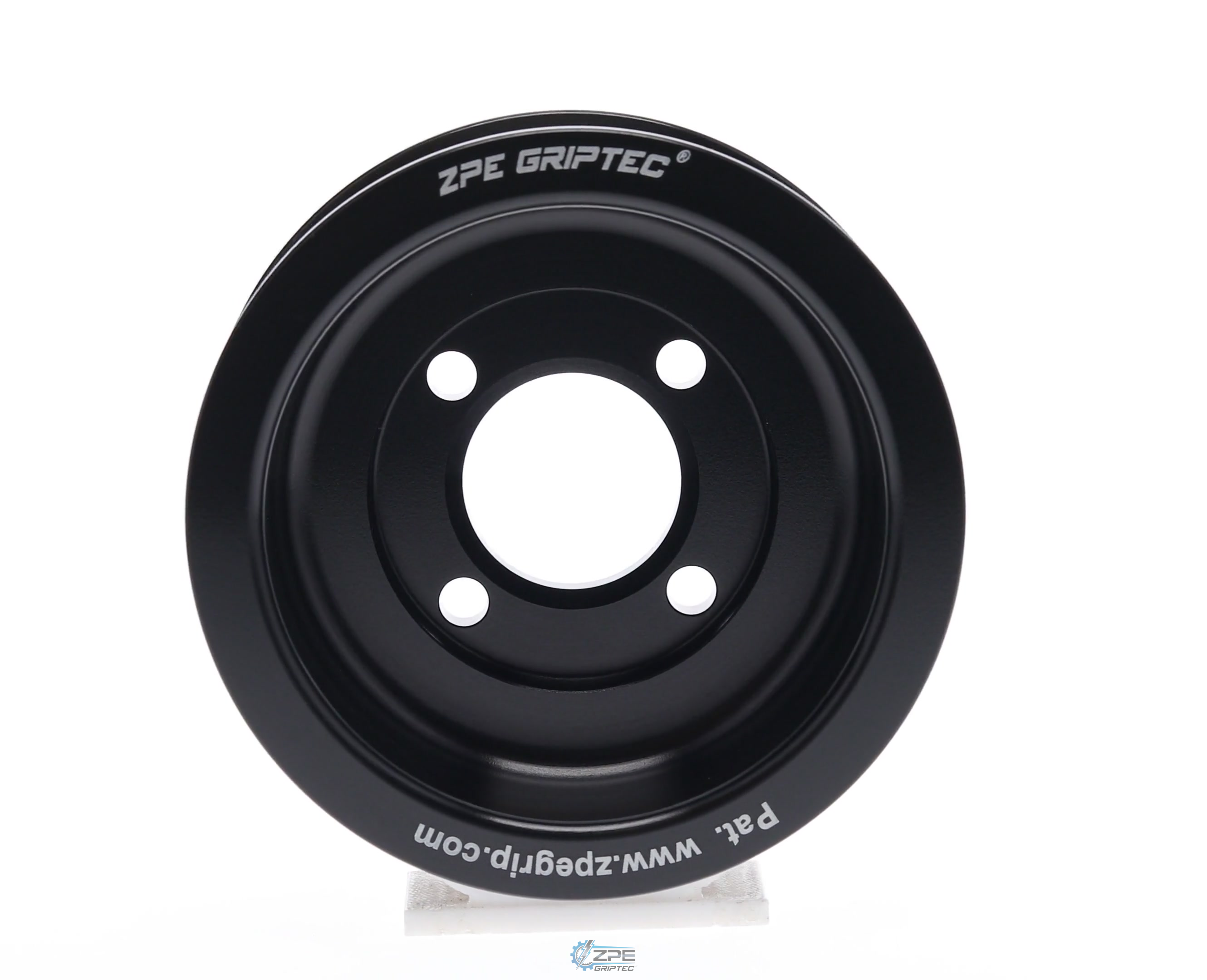 3.45" 8 Rib ZPE GripTec® 2pc Magnuson Heartbeat TVS L3 Black Pulley Only