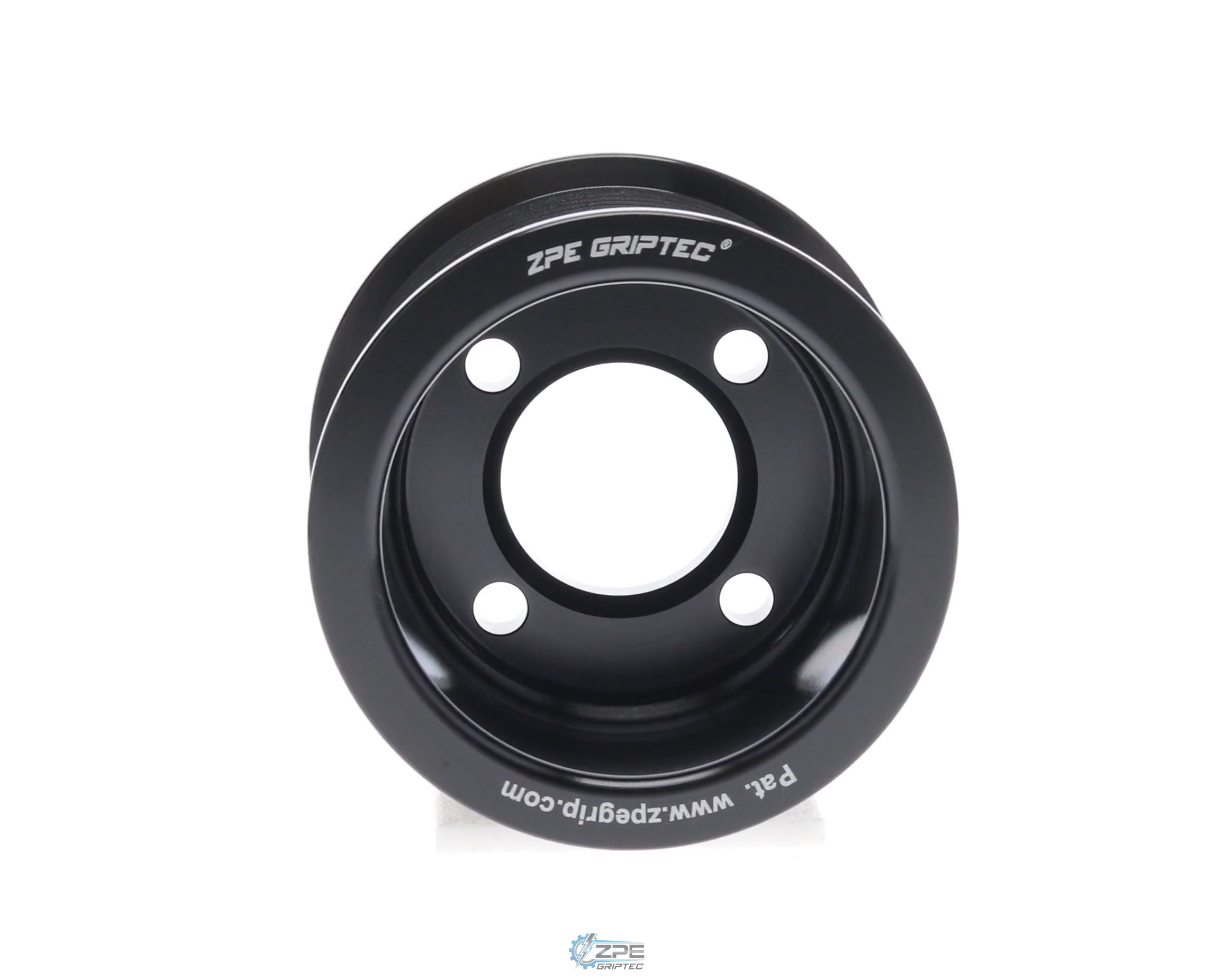 2.60" 12 Rib ZPE GripTec® 2pc Magnuson Heartbeat TVS L3 Black Pulley Only