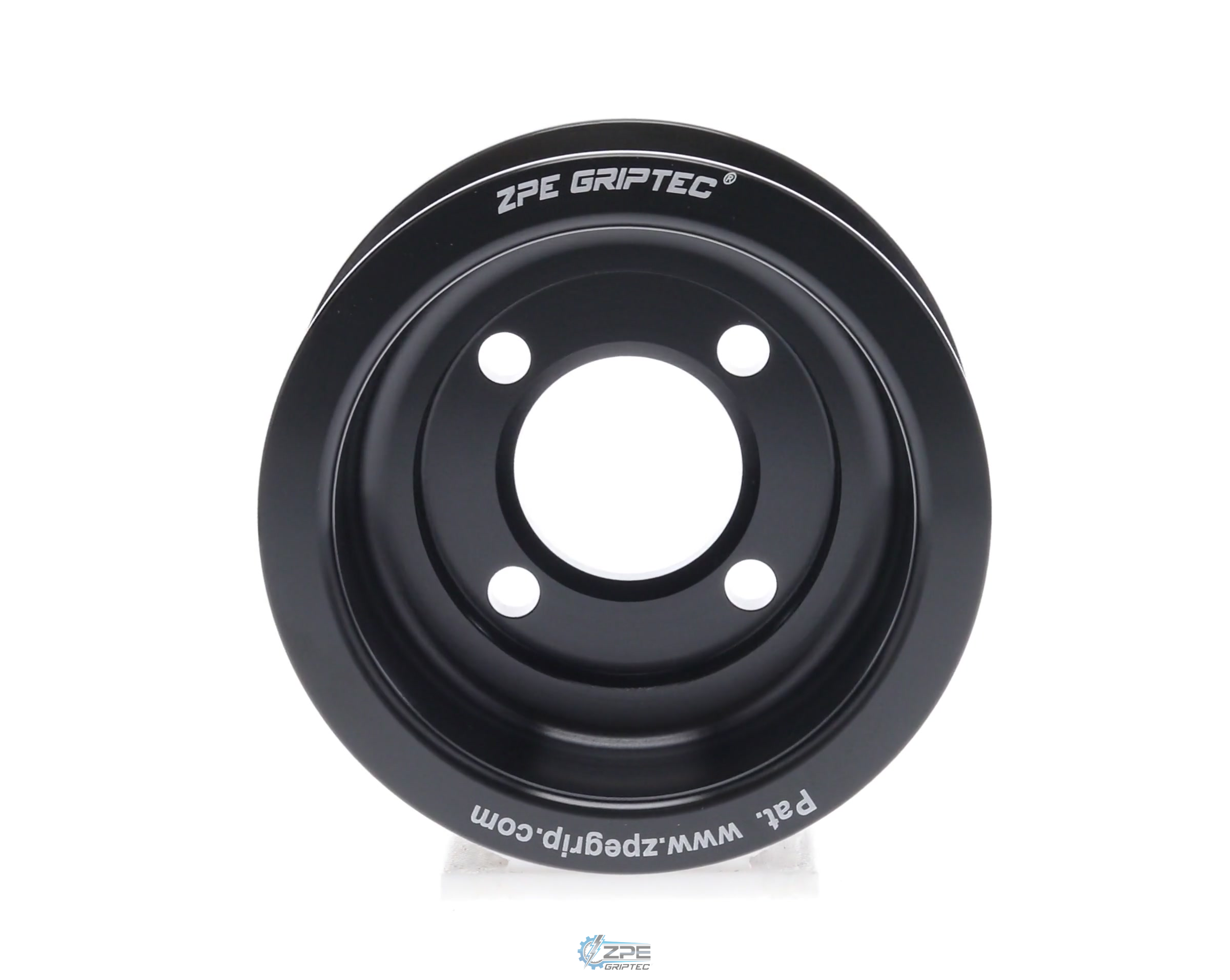 3.10" 8 Rib ZPE GripTec® 2pc Magnuson Heartbeat TVS L3 Black Pulley Only