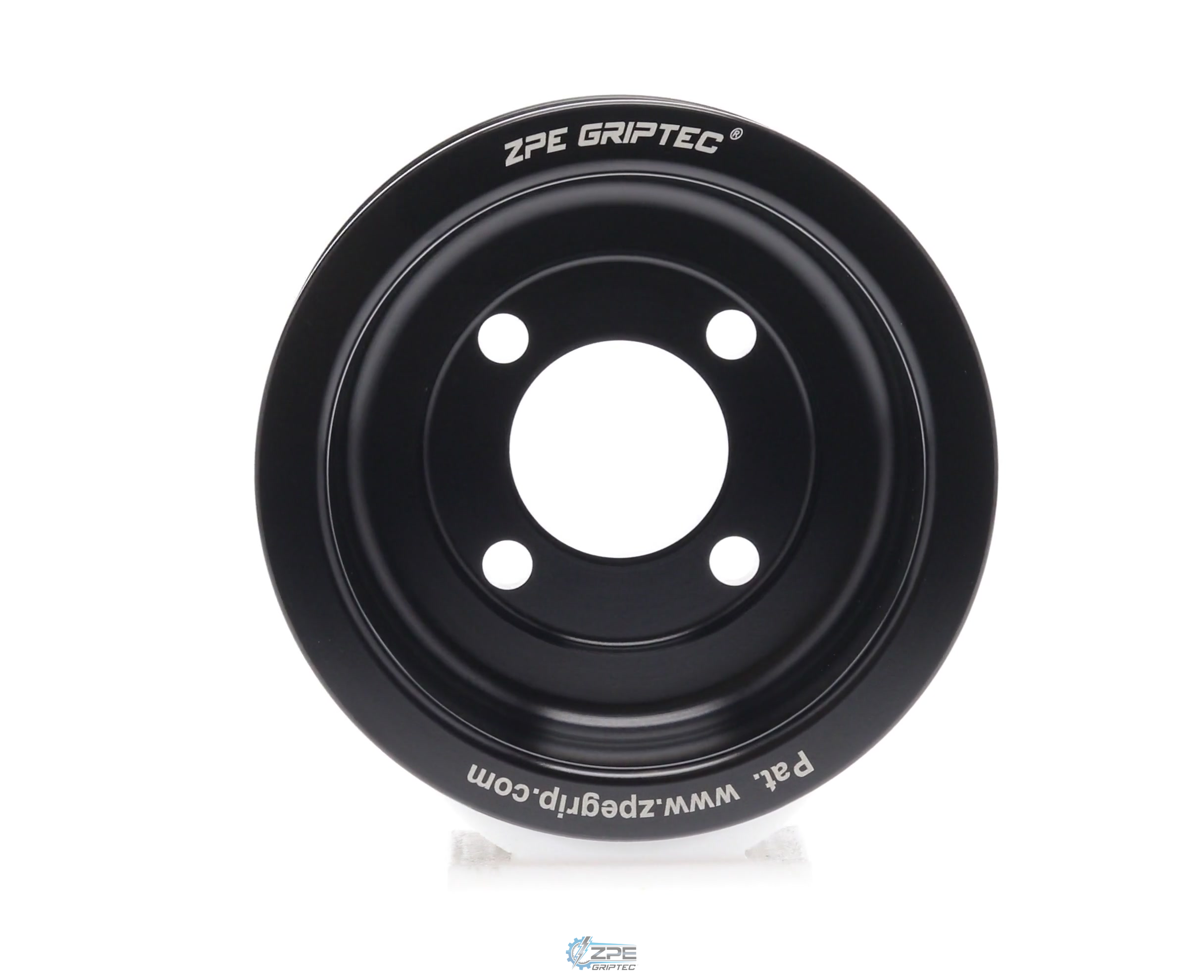 84mm 6 Rib ZPE GripTec® 2pc Magnuson Heartbeat TVS L3 Black Pulley Only