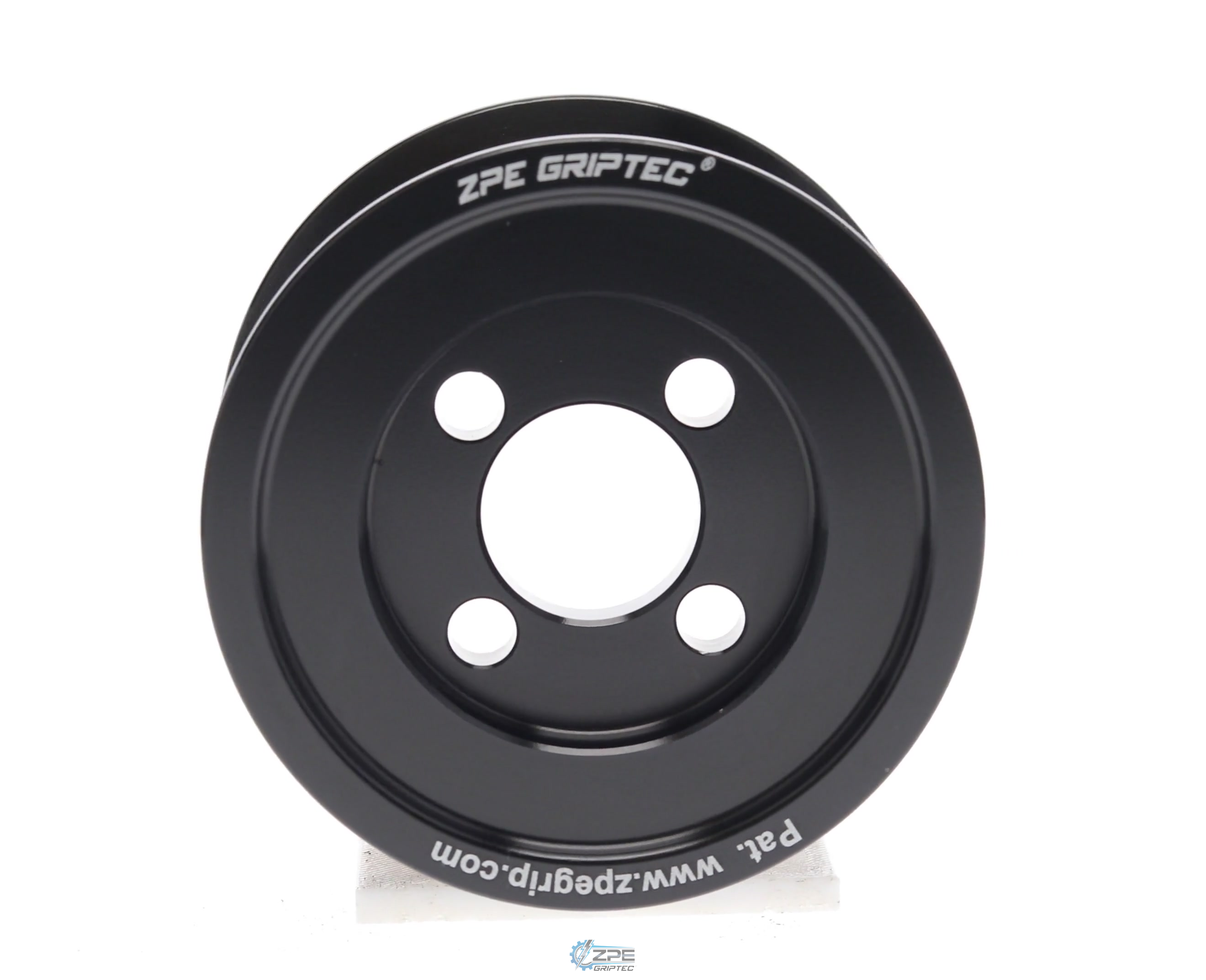 2.50" 10 Rib ZPE GripTec® Whipple GT500 L3 Black Pulley