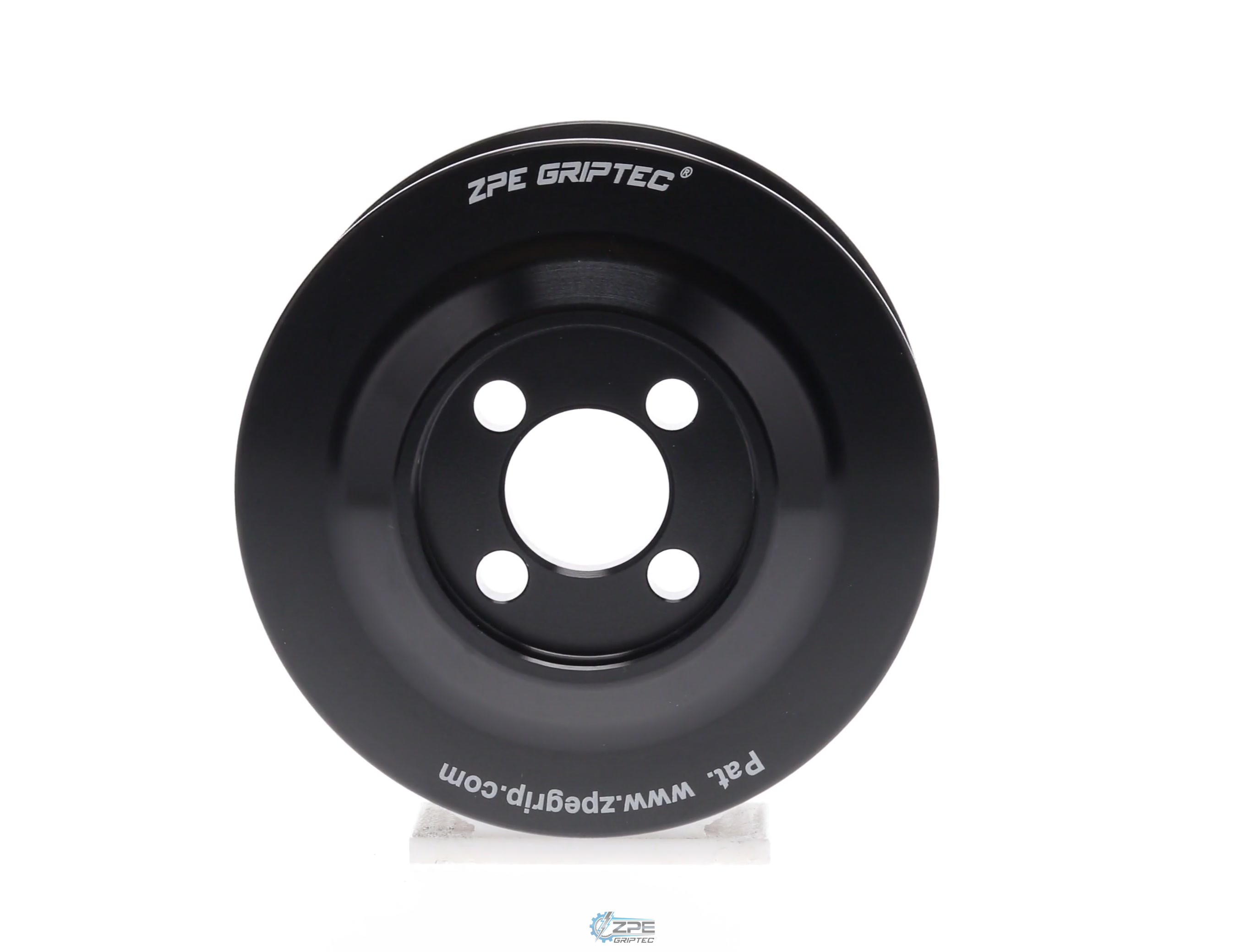 3.125" 8 Rib ZPE GripTec® Whipple Cobra L3 Black Pulley