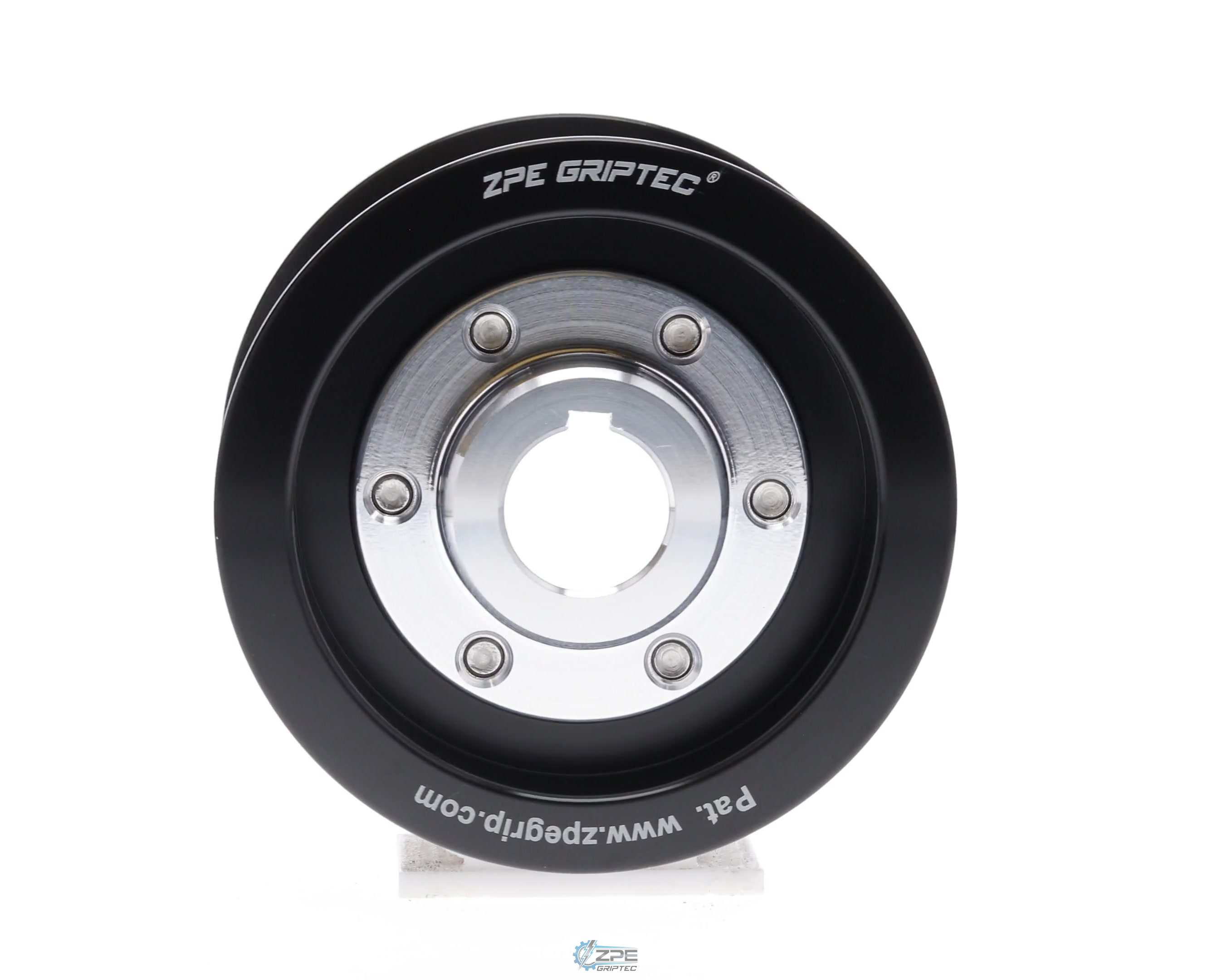 3.25" 10 Rib ZPE GripTec® 2pc Vortech YSi/JT/V3 L3 Black Pulley & Hub Kit
