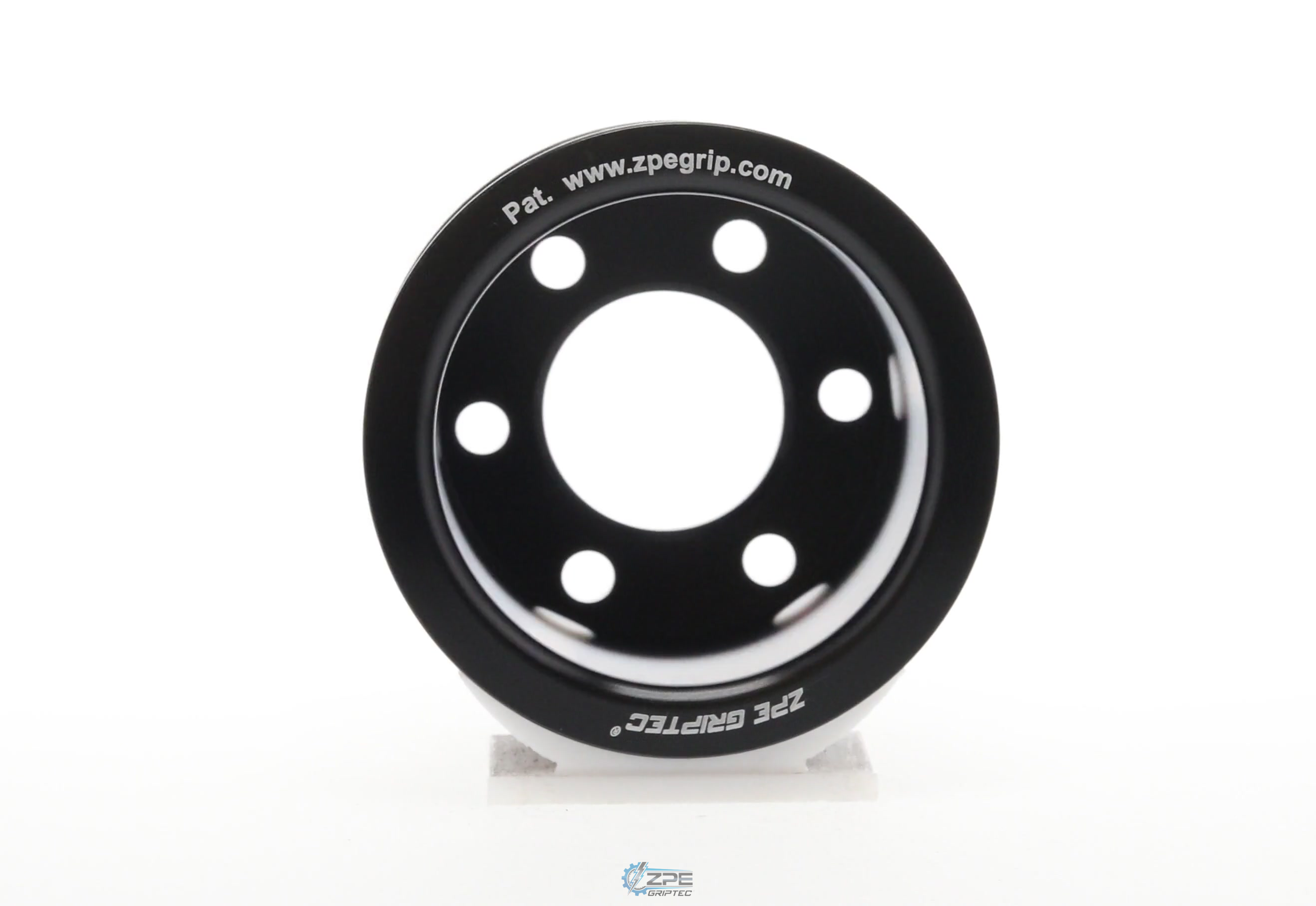 66mm 6 Rib ZPE GripTec® 2pc FMS Ford-Roush TVS L3 Black Pulley Only