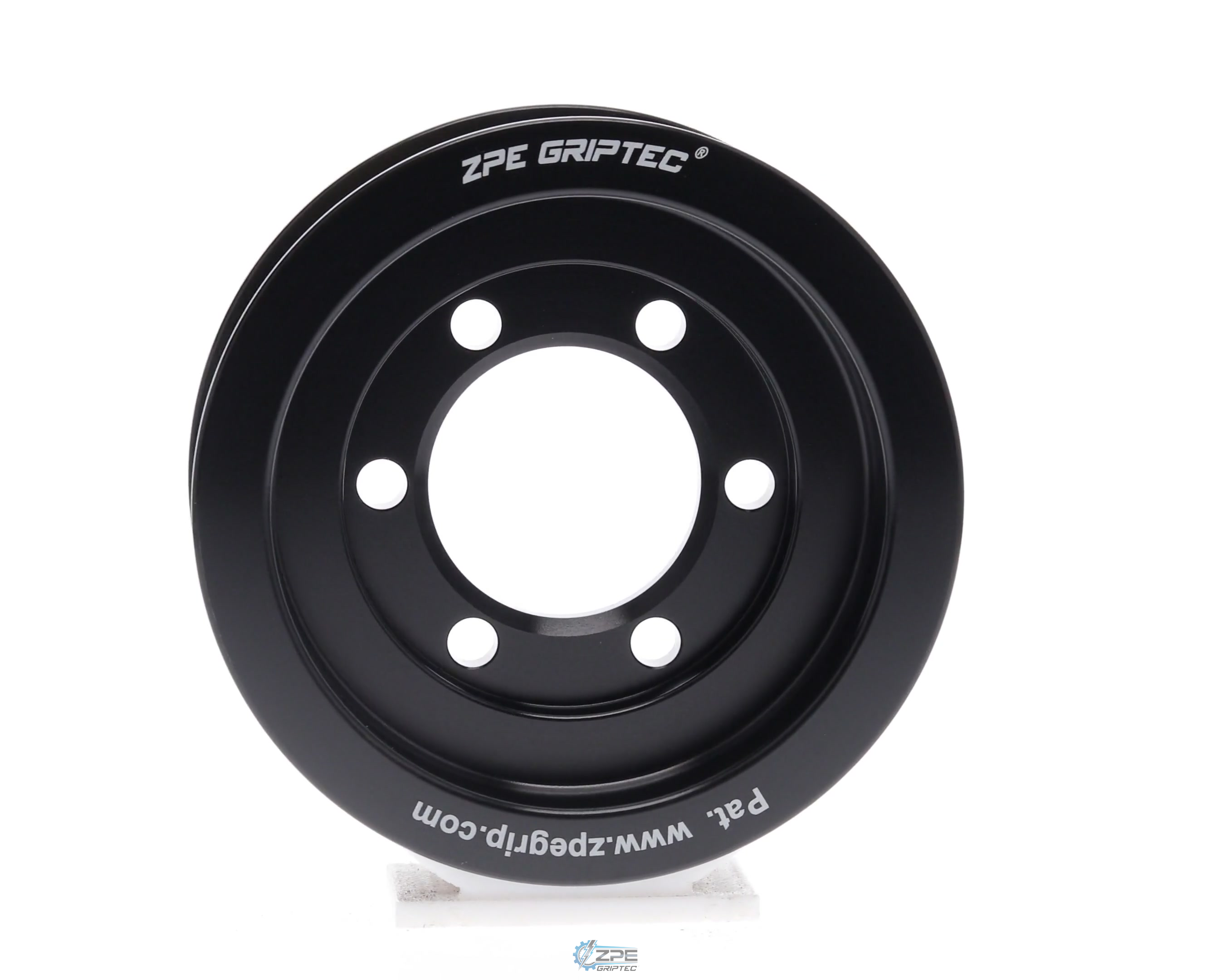 3.45" 6 Rib ZPE GripTec® 2pc Vortech YSi/JT/V3 L3 Black Pulley Only