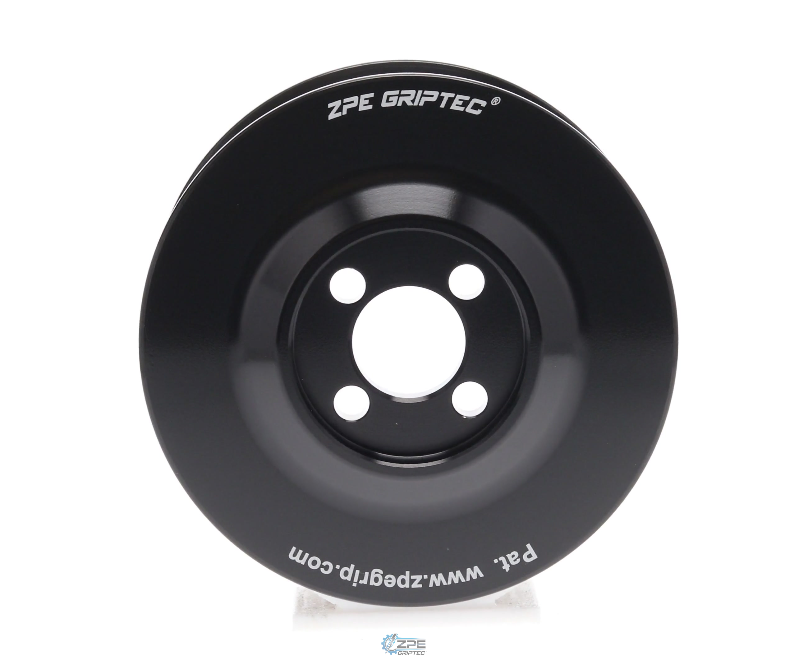 3.50" 8 Rib ZPE GripTec® Whipple Standard L3V-A Black Pulley