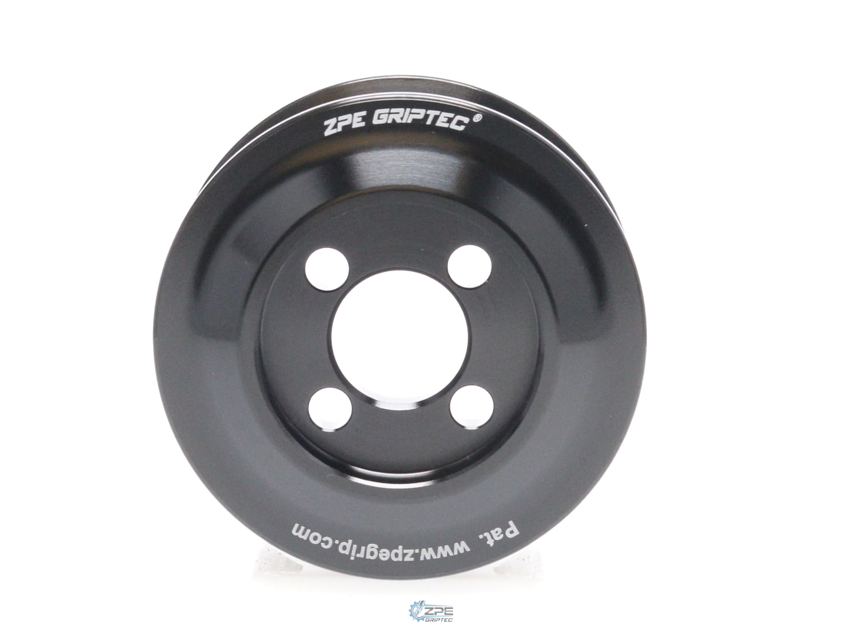 2.60" 6 Rib ZPE GripTec® Whipple Standard L3 Black Pulley
