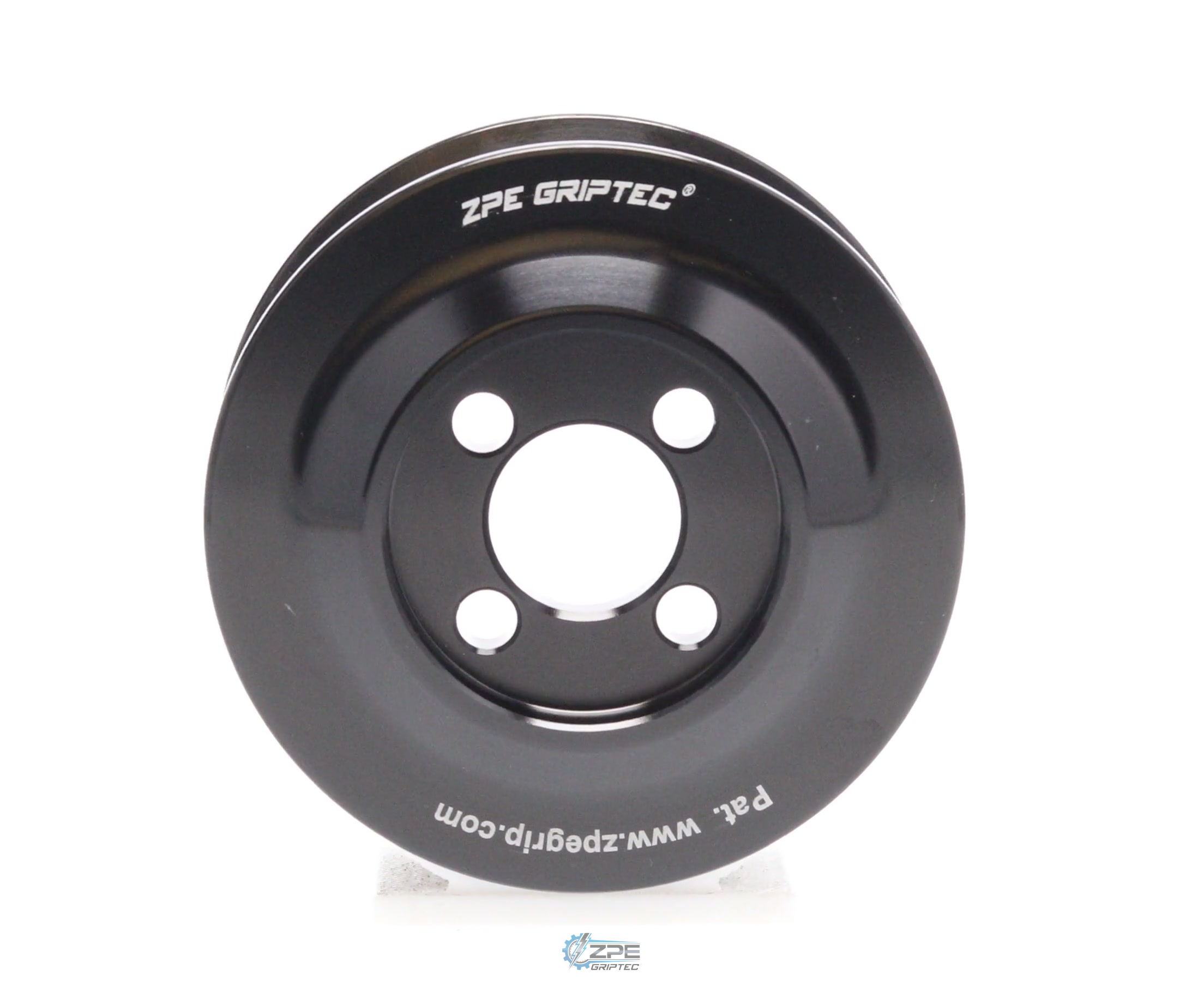 2.875" 6  Rib ZPE GripTec® Whipple Standard L3 Black Pulley