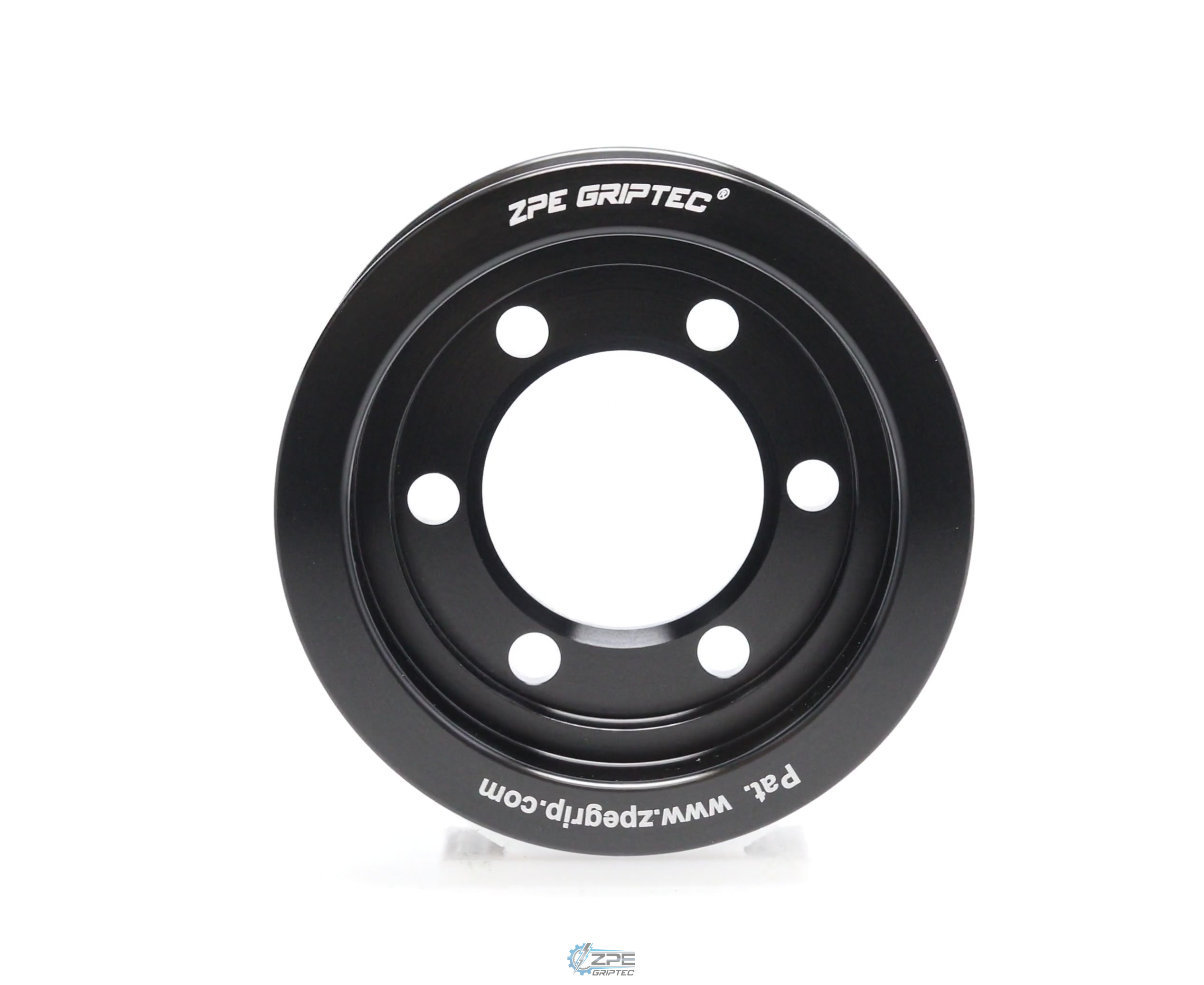 3.00" 8 Rib ZPE GripTec® 2pc Vortech YSi/JT/V3 L3 Black Pulley Only
