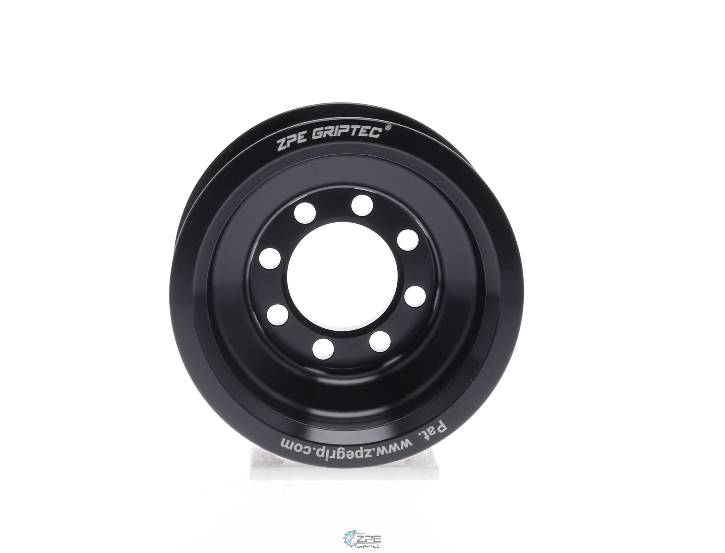 3.00" 10 Rib ZPE GripTec® 2pc HellCat L2V Black Pulley Only