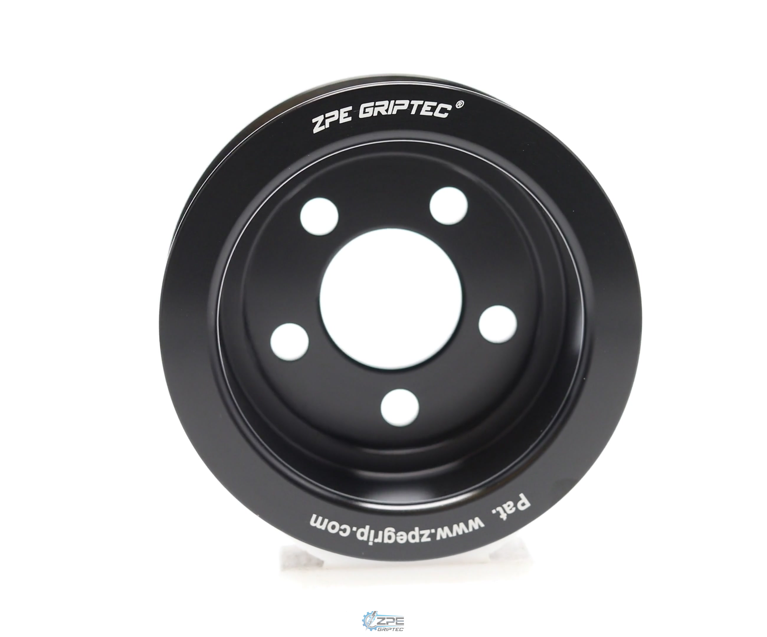 3.00" 6 Rib ZPE GripTec® 2pc FMS Ford-Roush TVS R2650 L3 Black Pulley Only