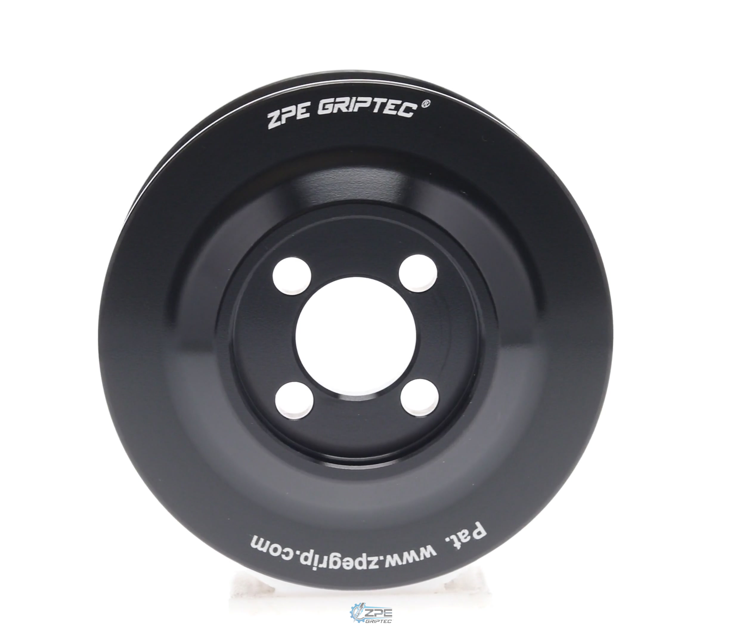3.125" 6 Rib ZPE GripTec® Whipple Standard L3V-A Black Pulley