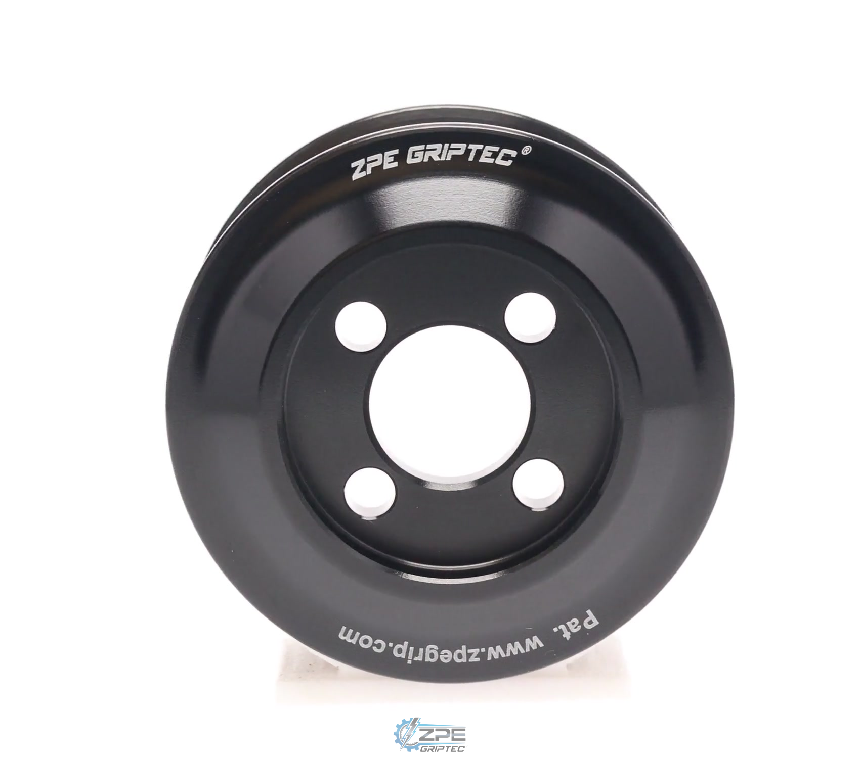 2.50" 6 Rib ZPE GripTec® Whipple Standard L3 Black Pulley