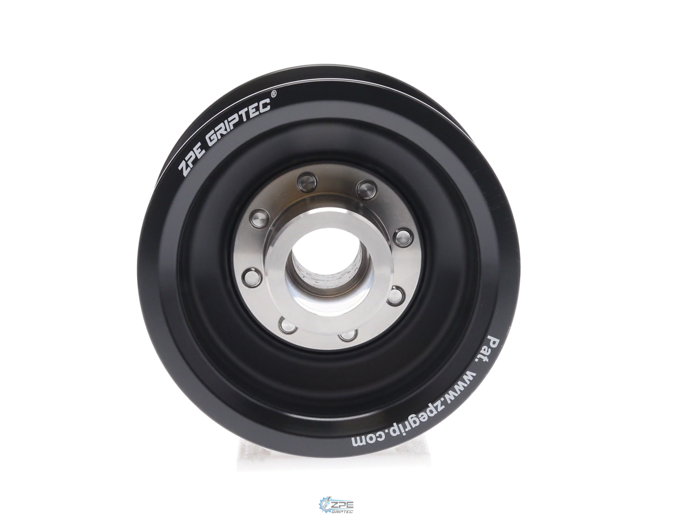 3.15" 10 Rib ZPE GripTec® 2pc HellCat L2V Black Pulley & Hub Kit