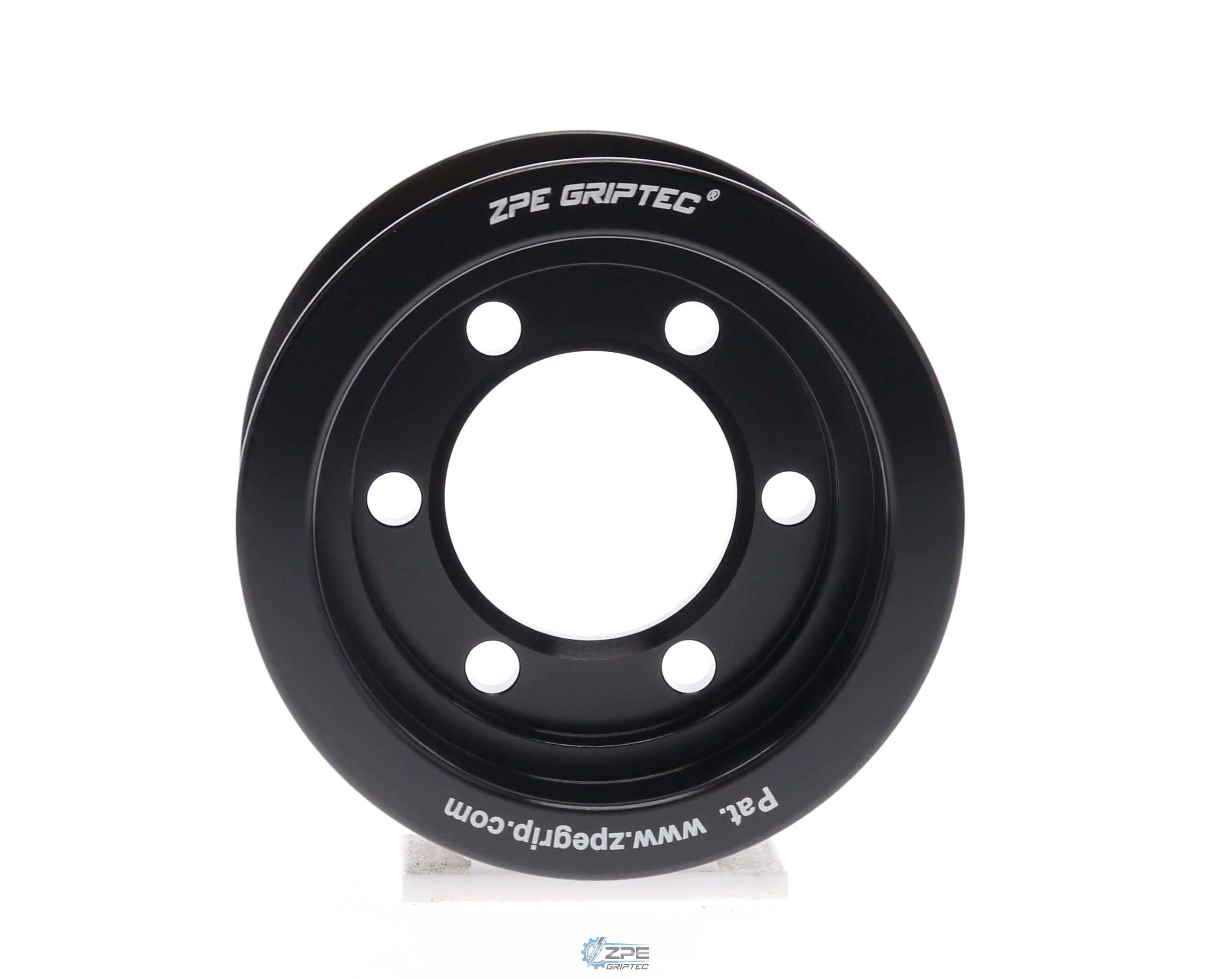 3.00" 10 Rib ZPE GripTec® 2pc Vortech YSi/JT/V3 L3 Black Pulley Only