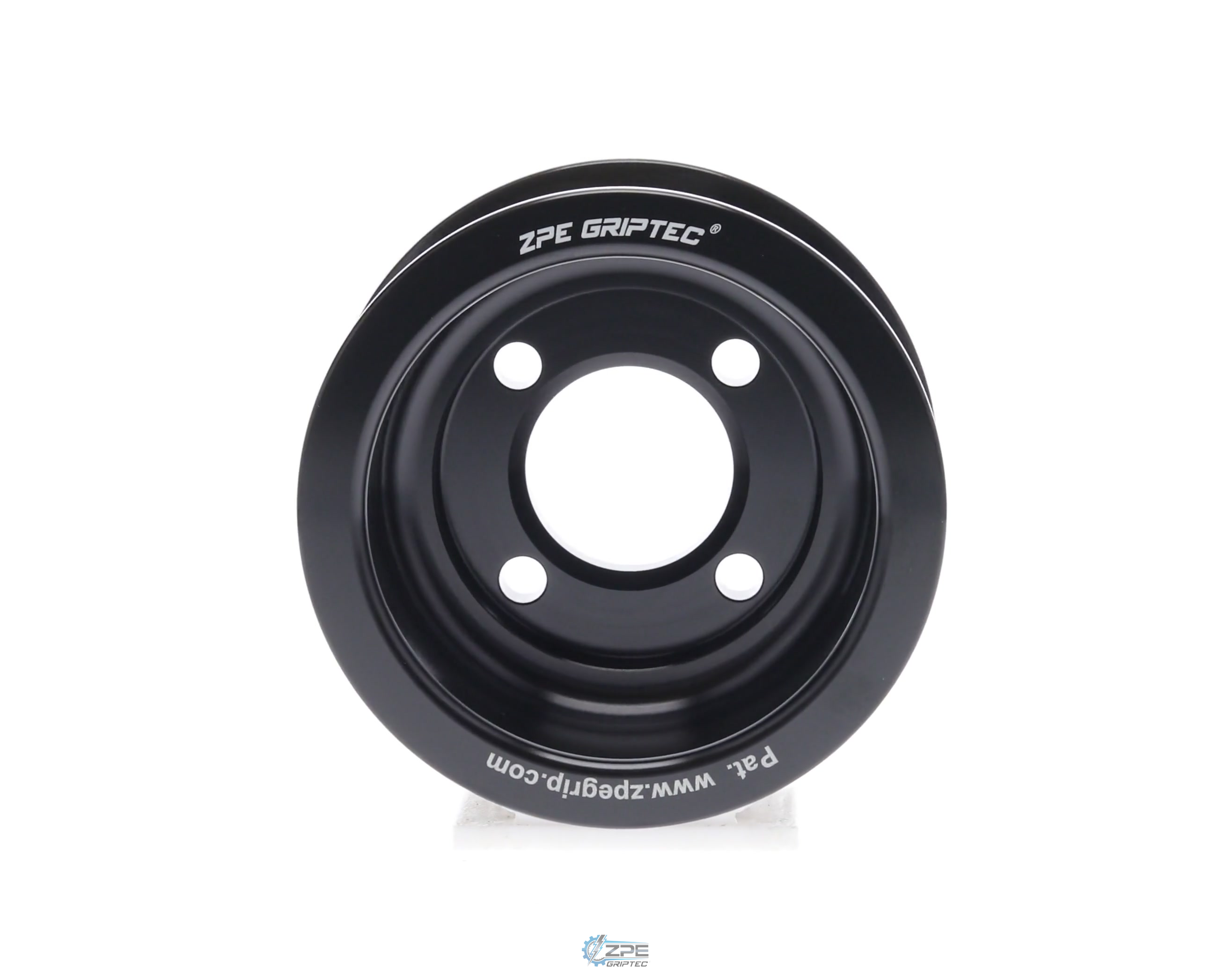 3.00" 8 Rib ZPE GripTec® 2pc Magnuson Heartbeat TVS L3 Black Pulley Only