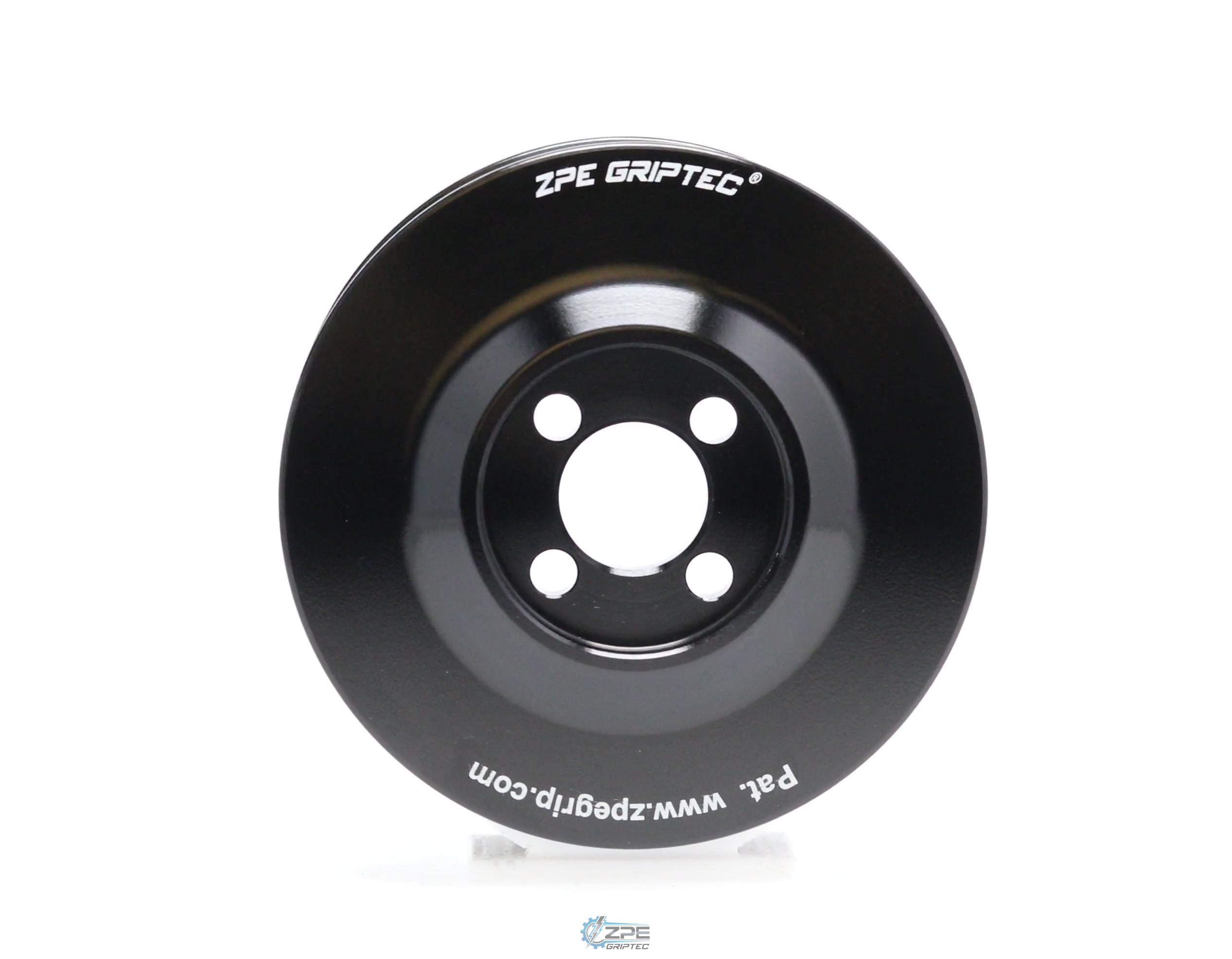 3.50" 8 Rib ZPE GripTec® Whipple Cobra L3 Black Pulley
