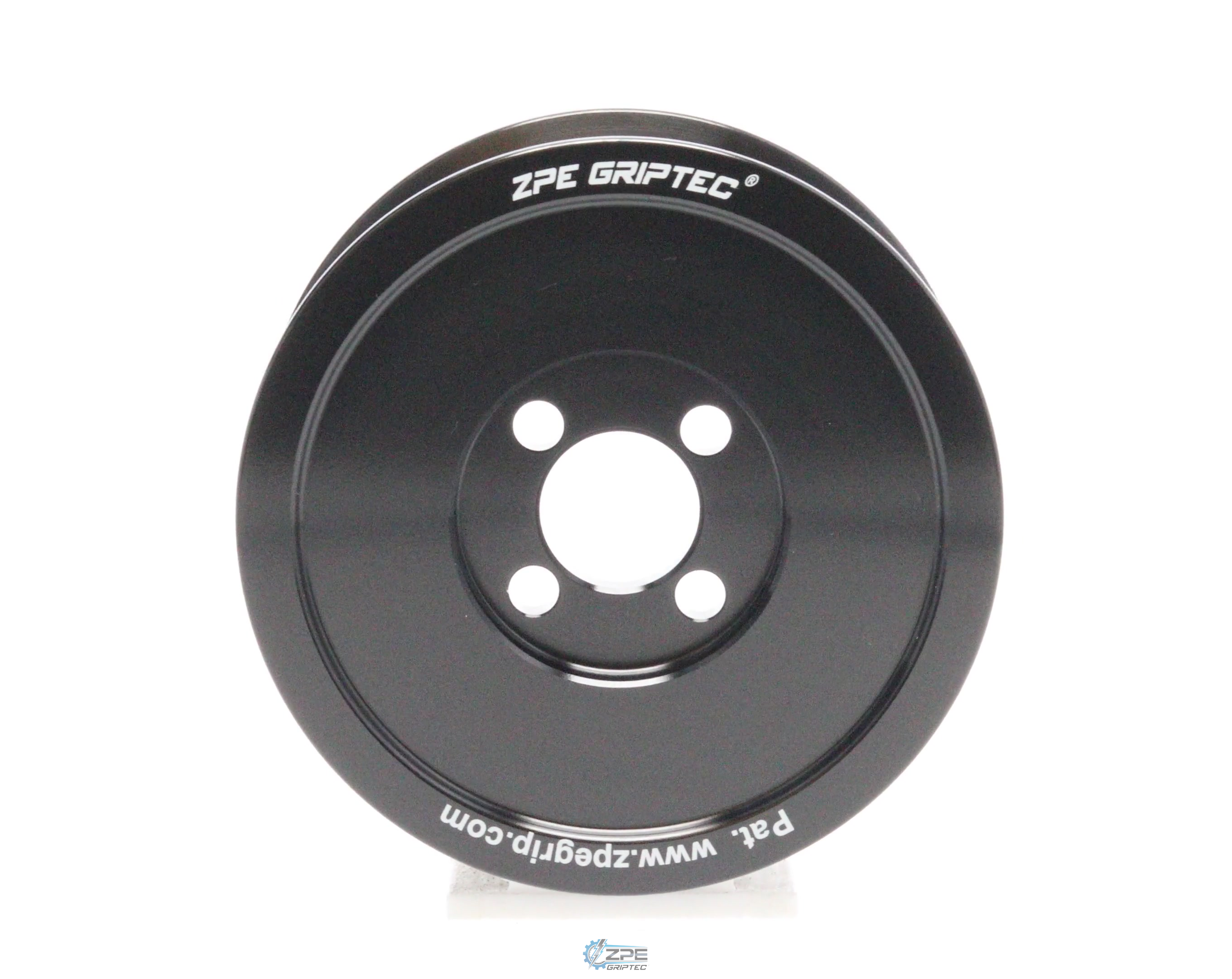 3.50" 10 Rib ZPE GripTec® Whipple GT500 L3 Black Pulley