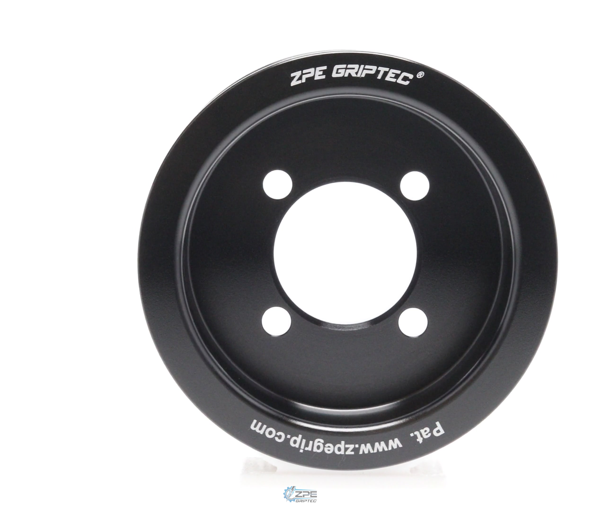 3.25" 8 Rib ZPE GripTec® 2pc Edelbrock TVS L3 Black Pulley Only