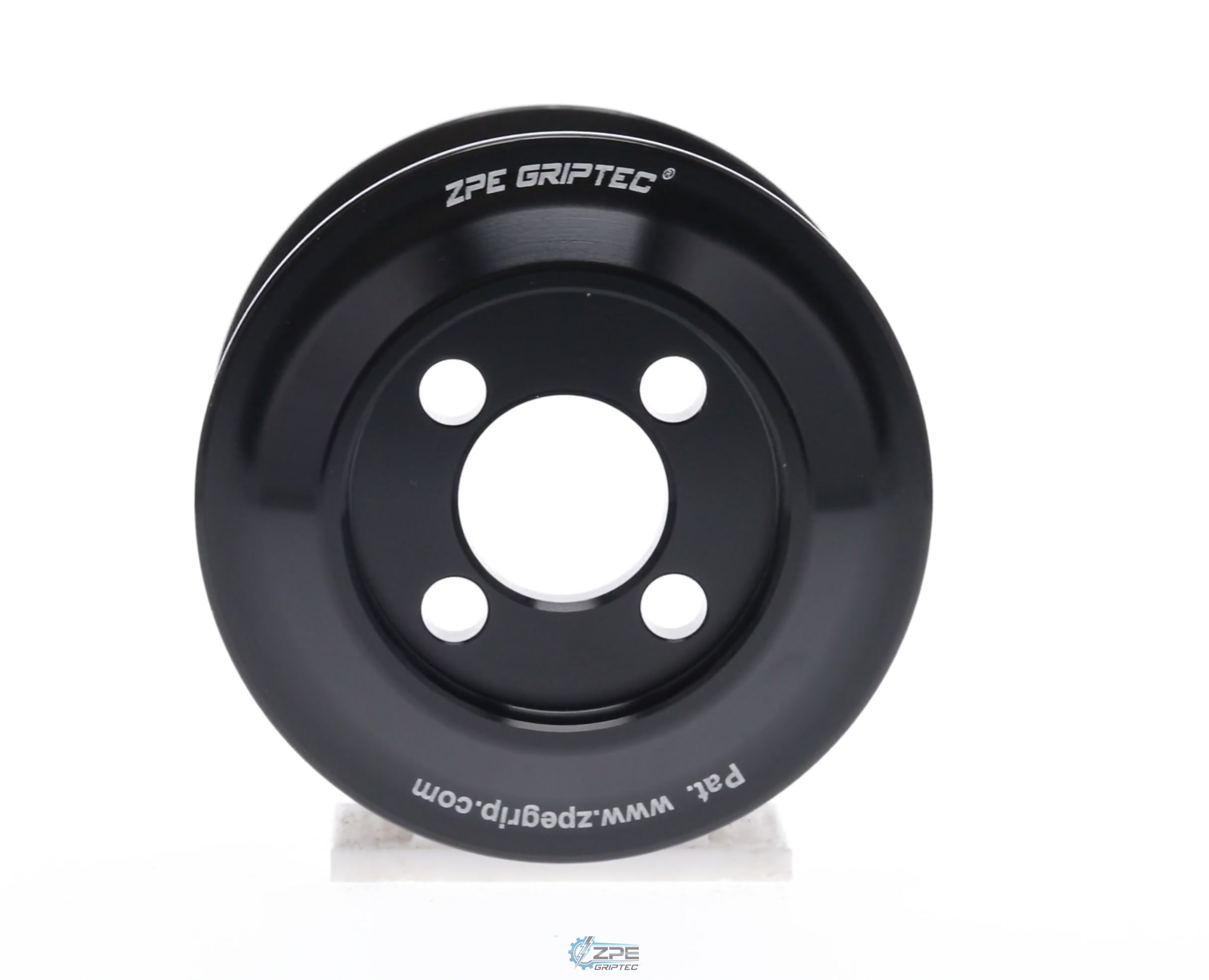 2.50" 8 Rib ZPE GripTec® Whipple Standard L3V-A Black Pulley