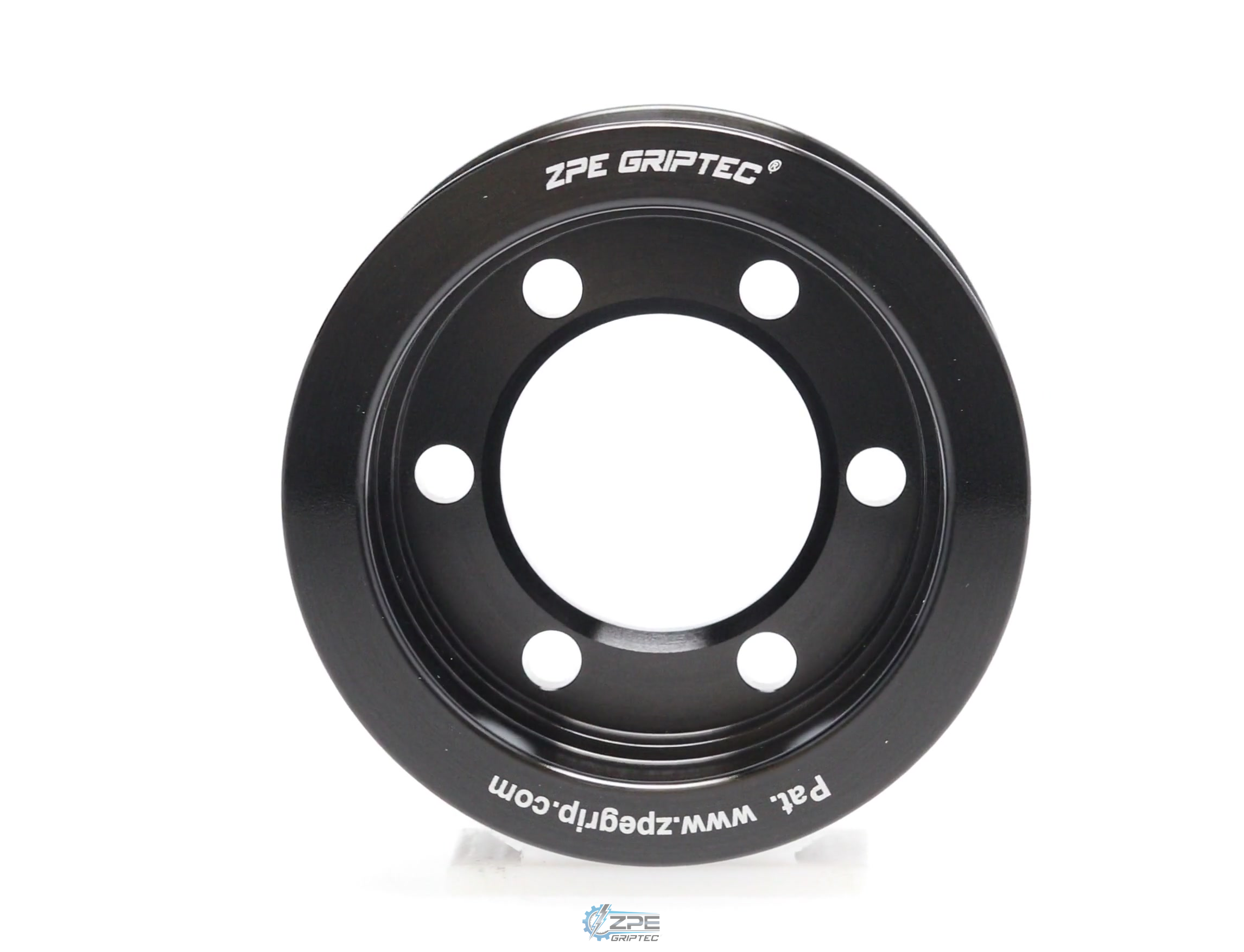 2.80" 8 Rib ZPE GripTec® 2pc Vortech YSi/JT/V3 L3 Black Pulley Only