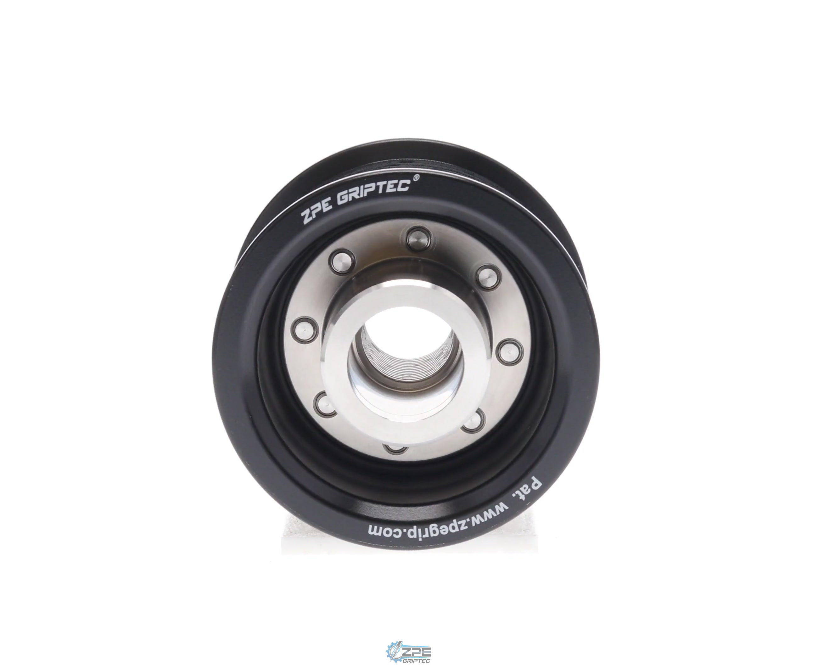 2.35" 10 Rib ZPE GripTec® 2pc HellCat L3V Black Pulley & Hub Kit