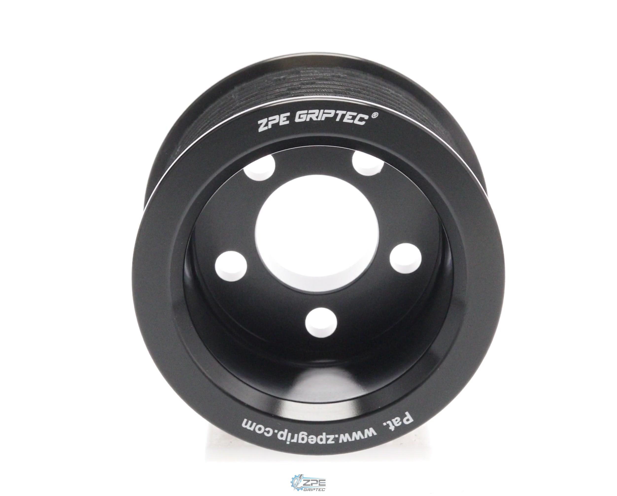 2.60" 10 Rib ZPE GripTec® Whipple 5 Bolt L3V-A Black Pulley Only