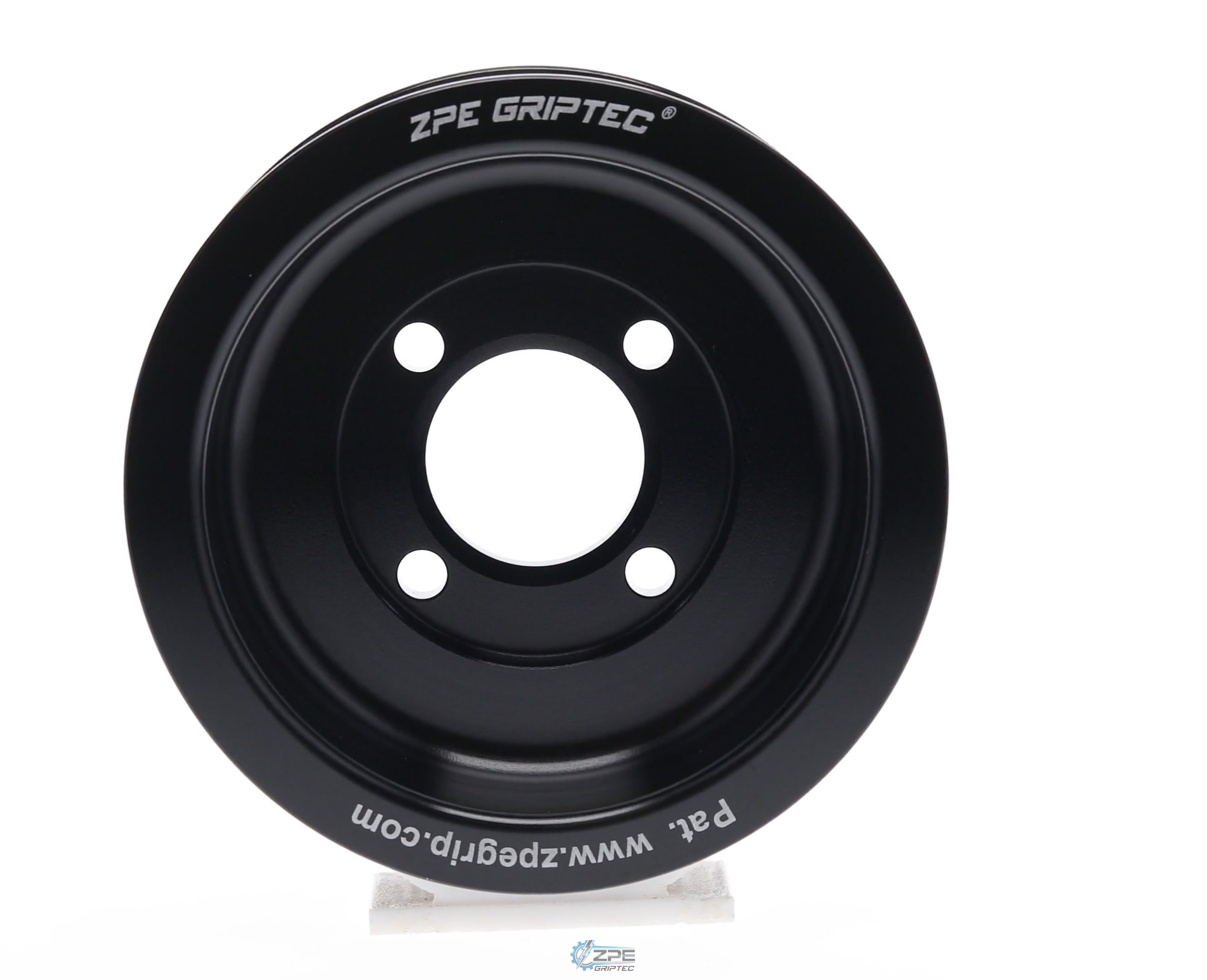 93mm 8 Rib ZPE GripTec® 2pc Magnuson Heartbeat TVS L3 Black Pulley Only