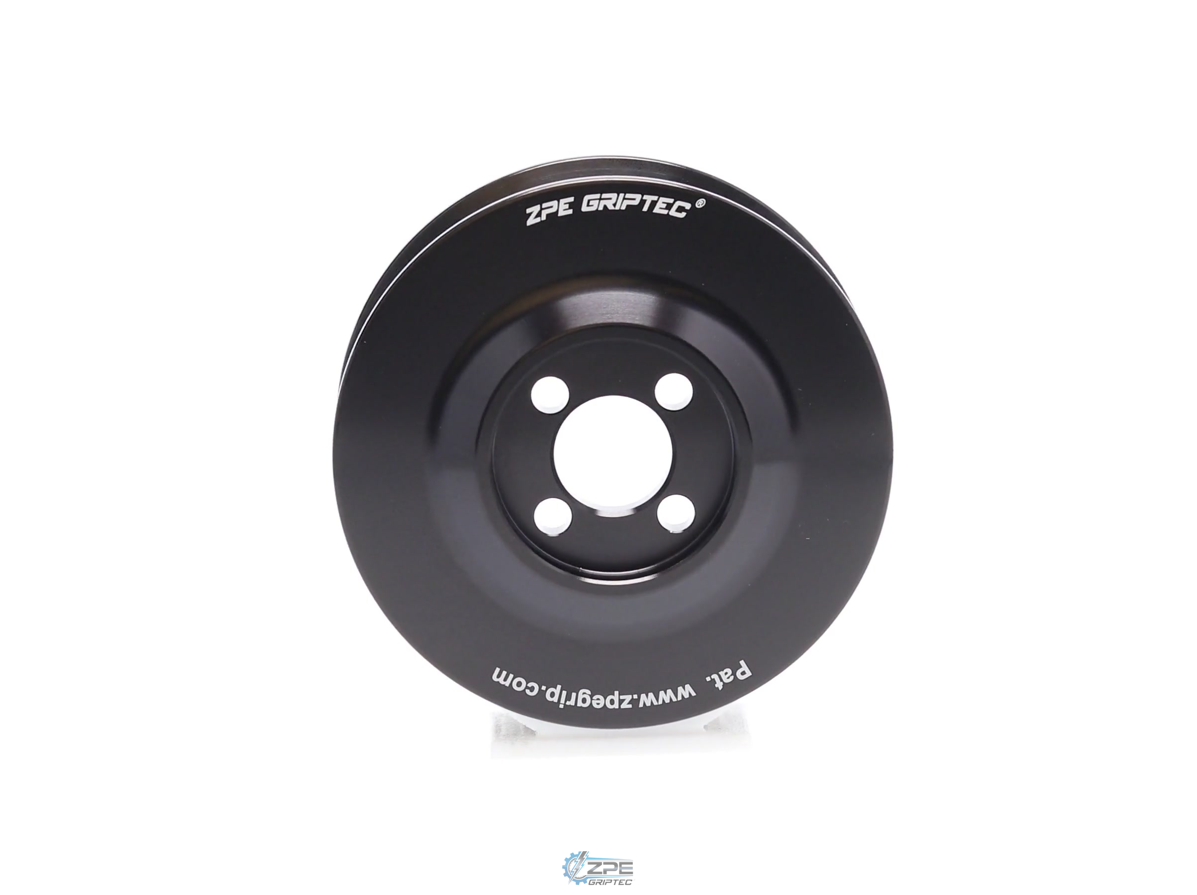 3.50" 6 Rib ZPE GripTec® Whipple Standard L3V-A Black Pulley
