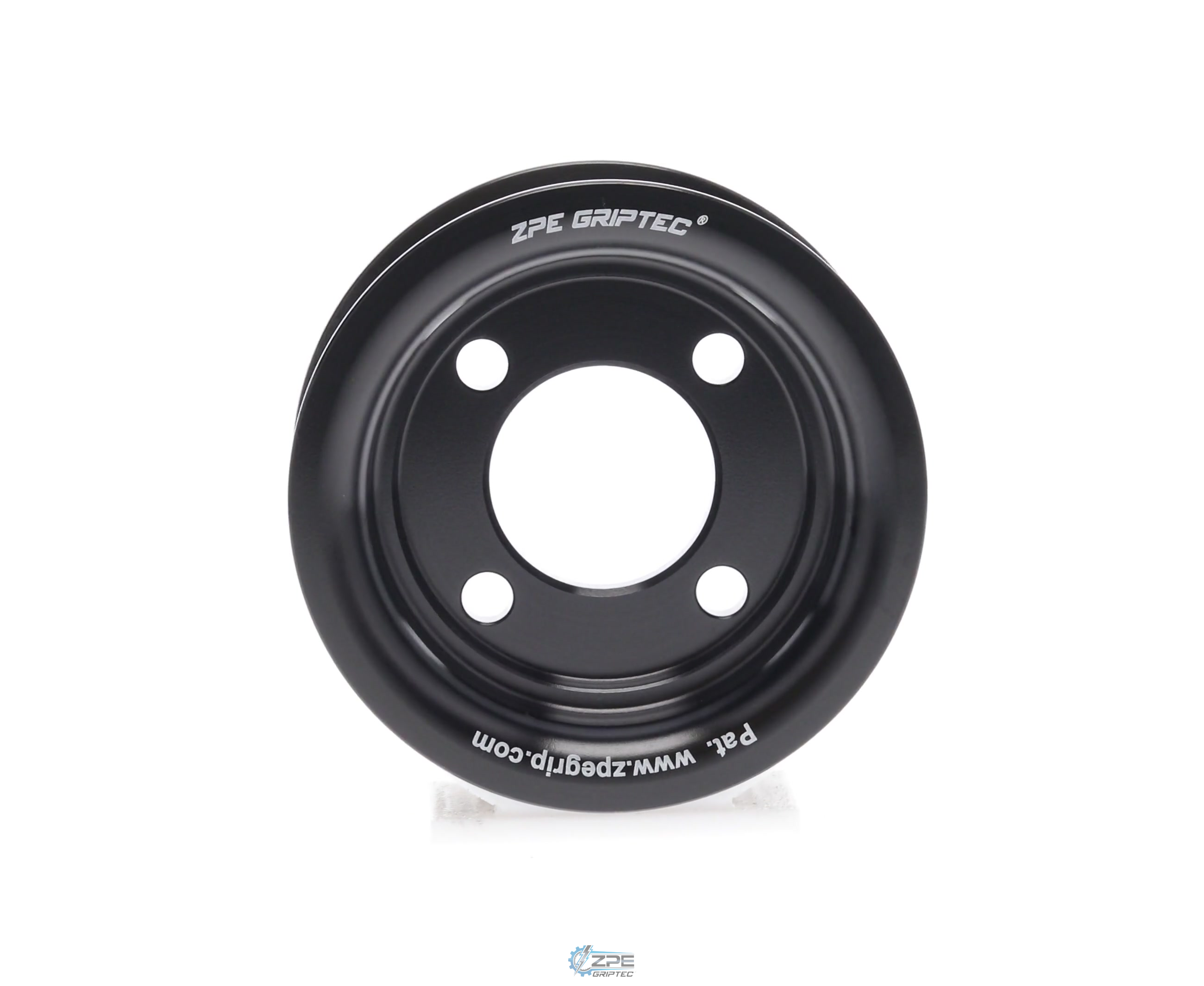 2.75" 6 Rib ZPE GripTec® 2pc Magnuson TVS L3 Black Pulley Only