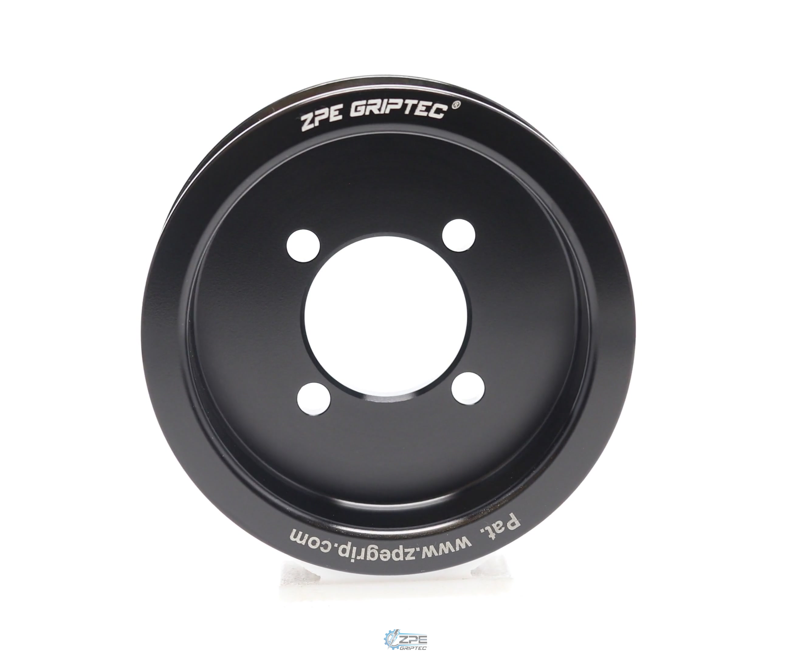 3.40" 6 Rib ZPE GripTec® 2pc Edelbrock TVS L3 Black Pulley Only