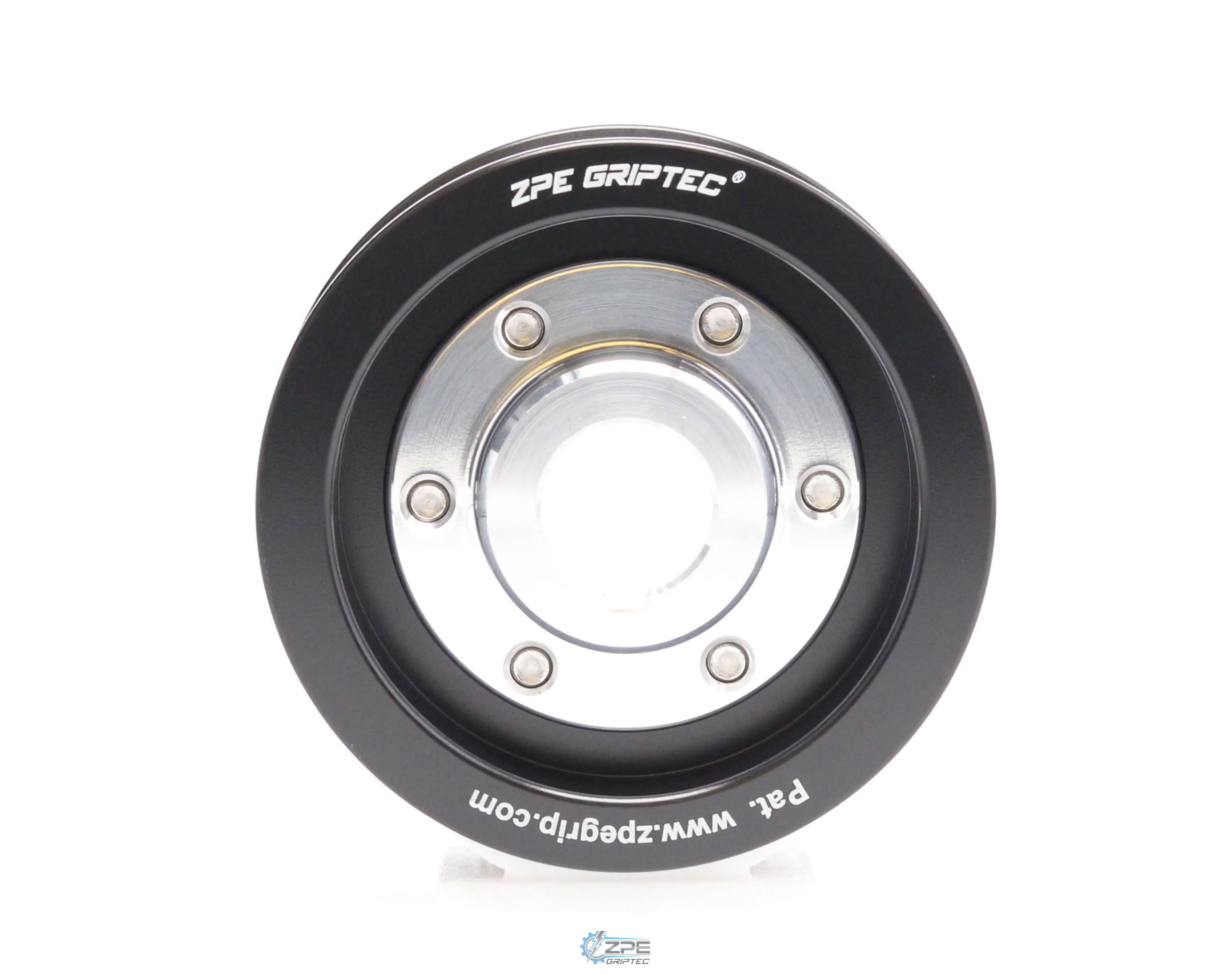 3.10" 6 Rib ZPE GripTec® 2pc Vortech YSi/JT/V3 L3 Black Pulley & Hub Kit