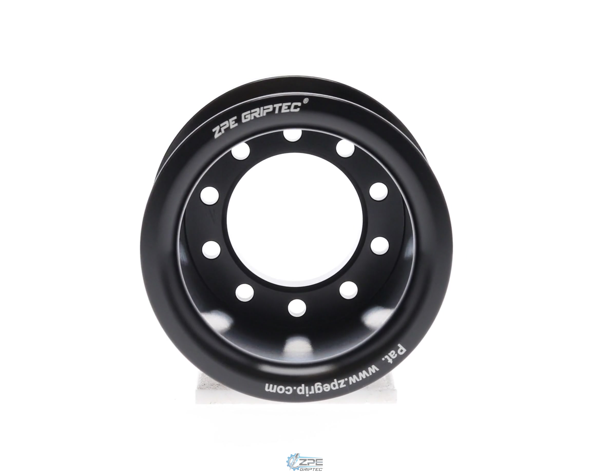2.40" 11 Rib ZPE GripTec® 2pc LPE LS9 L2 Black Pulley Only