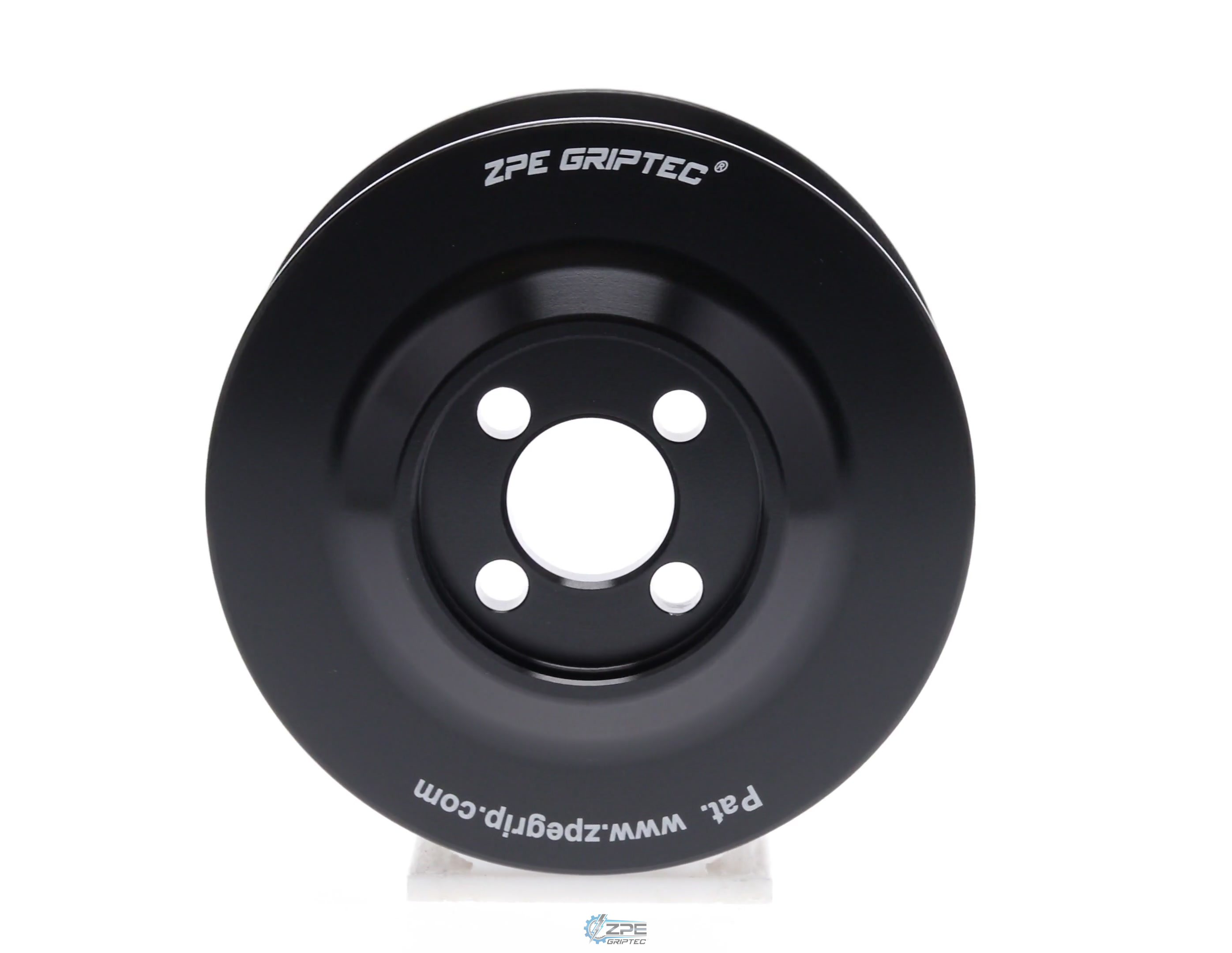 3.375" 8 Rib ZPE GripTec® Whipple Standard L3V-A Black Pulley