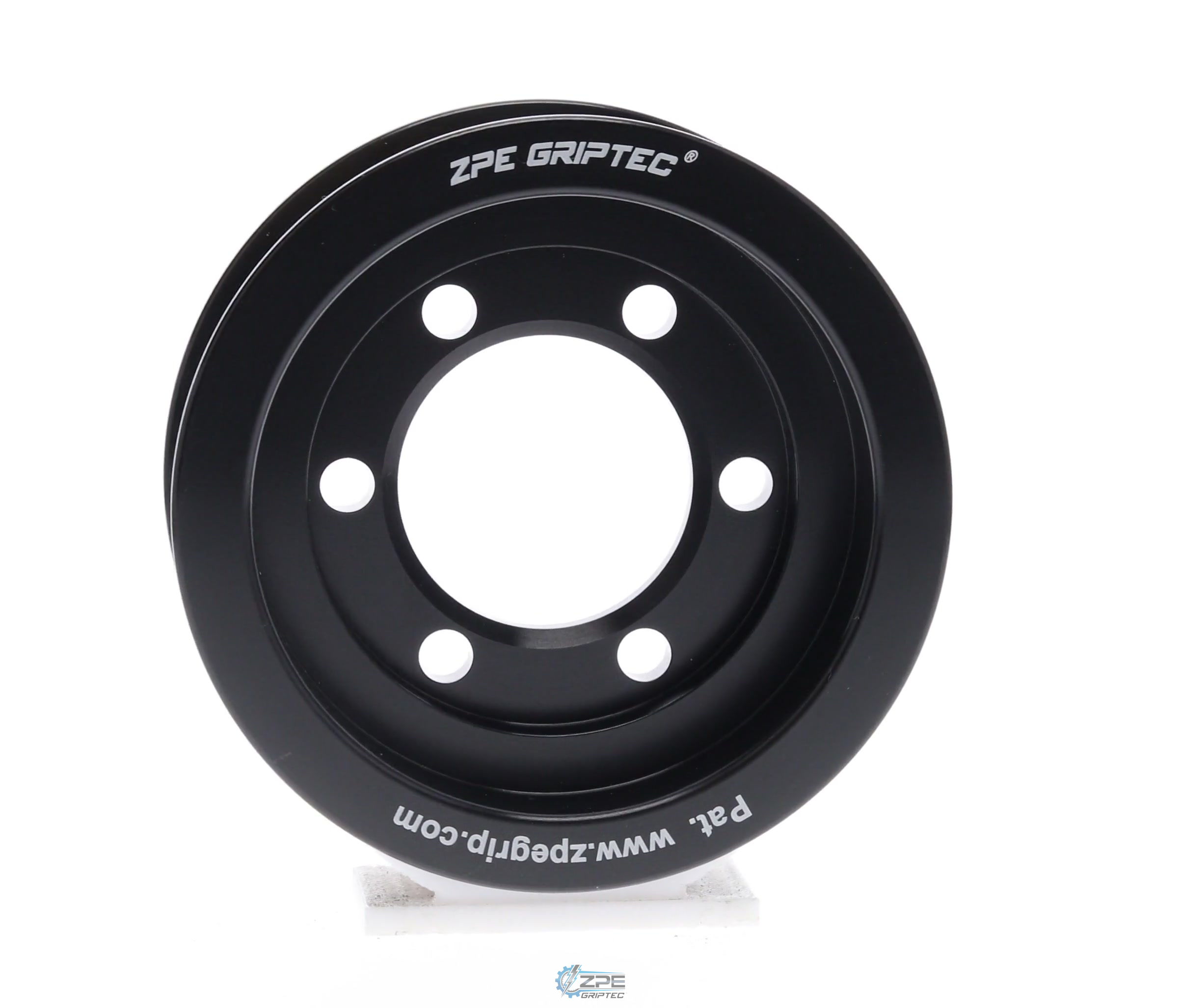 3.20" 6 Rib ZPE GripTec® 2pc Vortech YSi/JT/V3 L3 Black Pulley Only