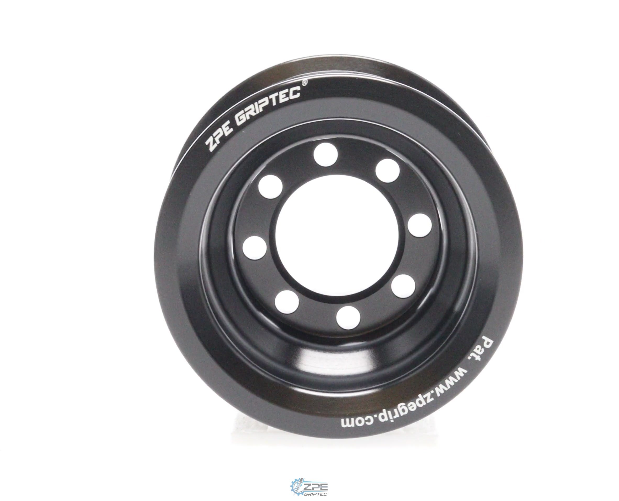 2.78" 10 Rib ZPE GripTec® 2pc HellCat L2V Black Pulley Only