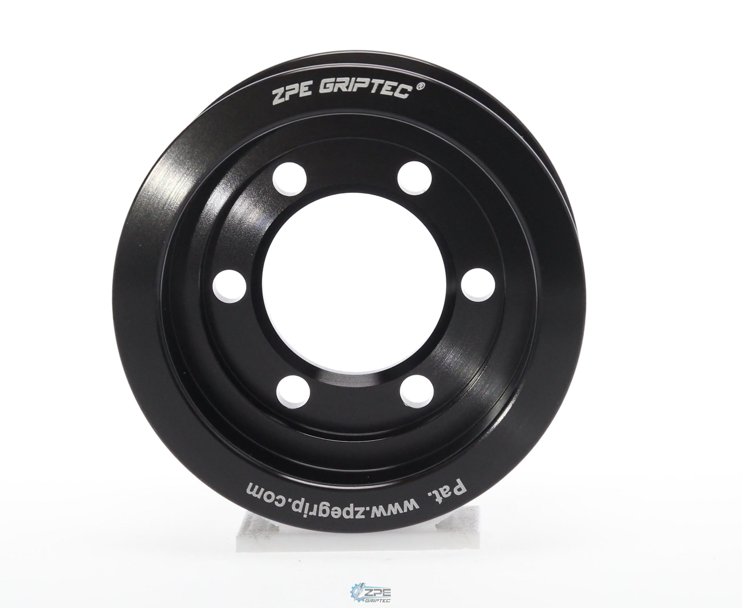 3.10" 8 Rib ZPE GripTec® 2pc Vortech YSi/JT/V3 L3 Black Pulley Only