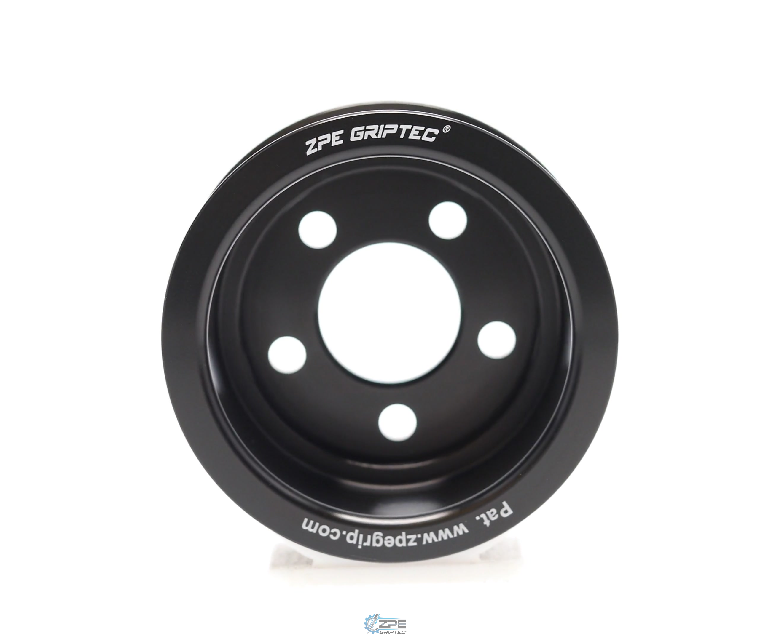 2.80" 6 Rib ZPE GripTec® 2pc FMS Ford-Roush TVS R2650 L3 Black Pulley Only