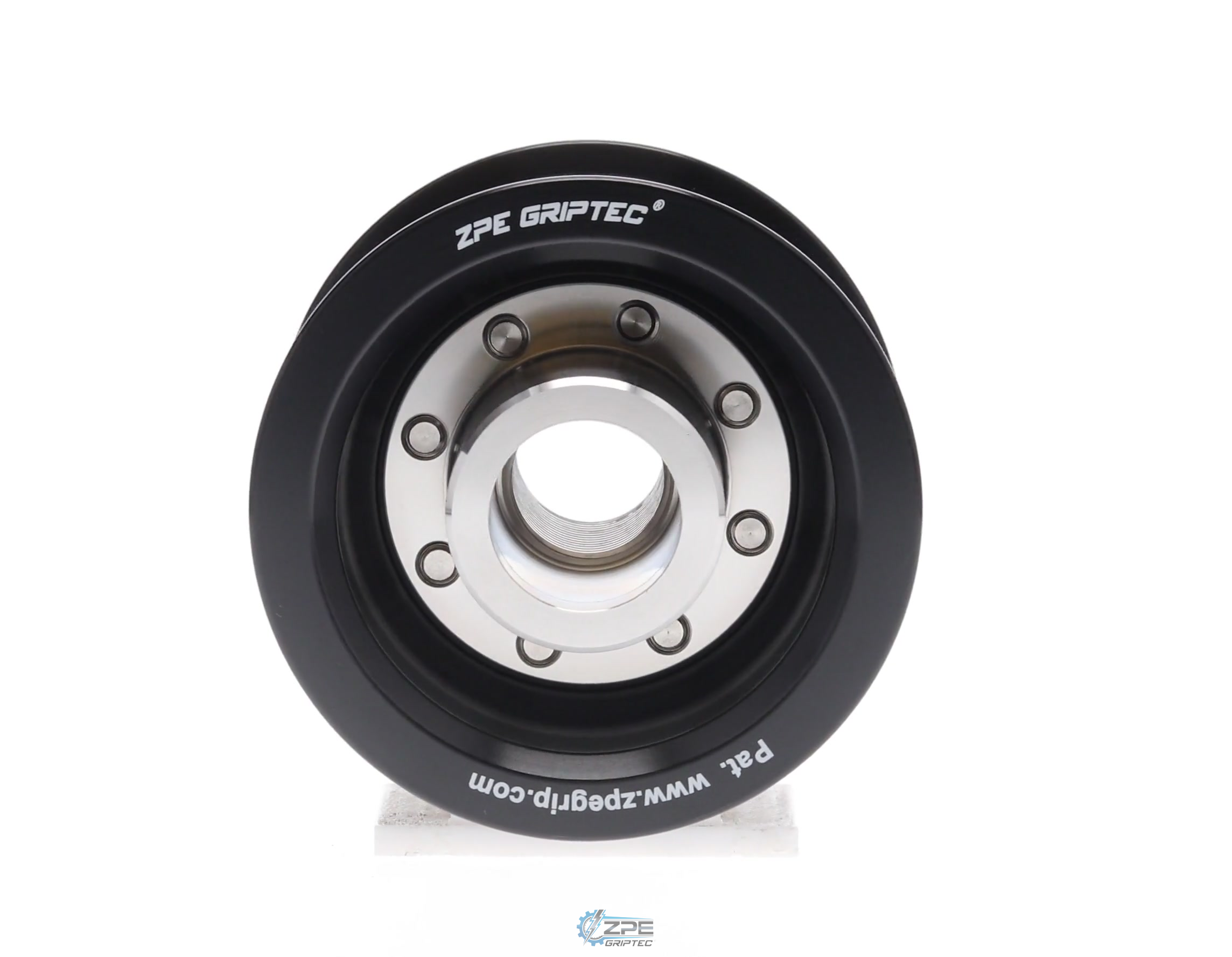 2.50" 10 Rib ZPE GripTec® 2pc HellCat L3V Black Pulley & Hub Kit