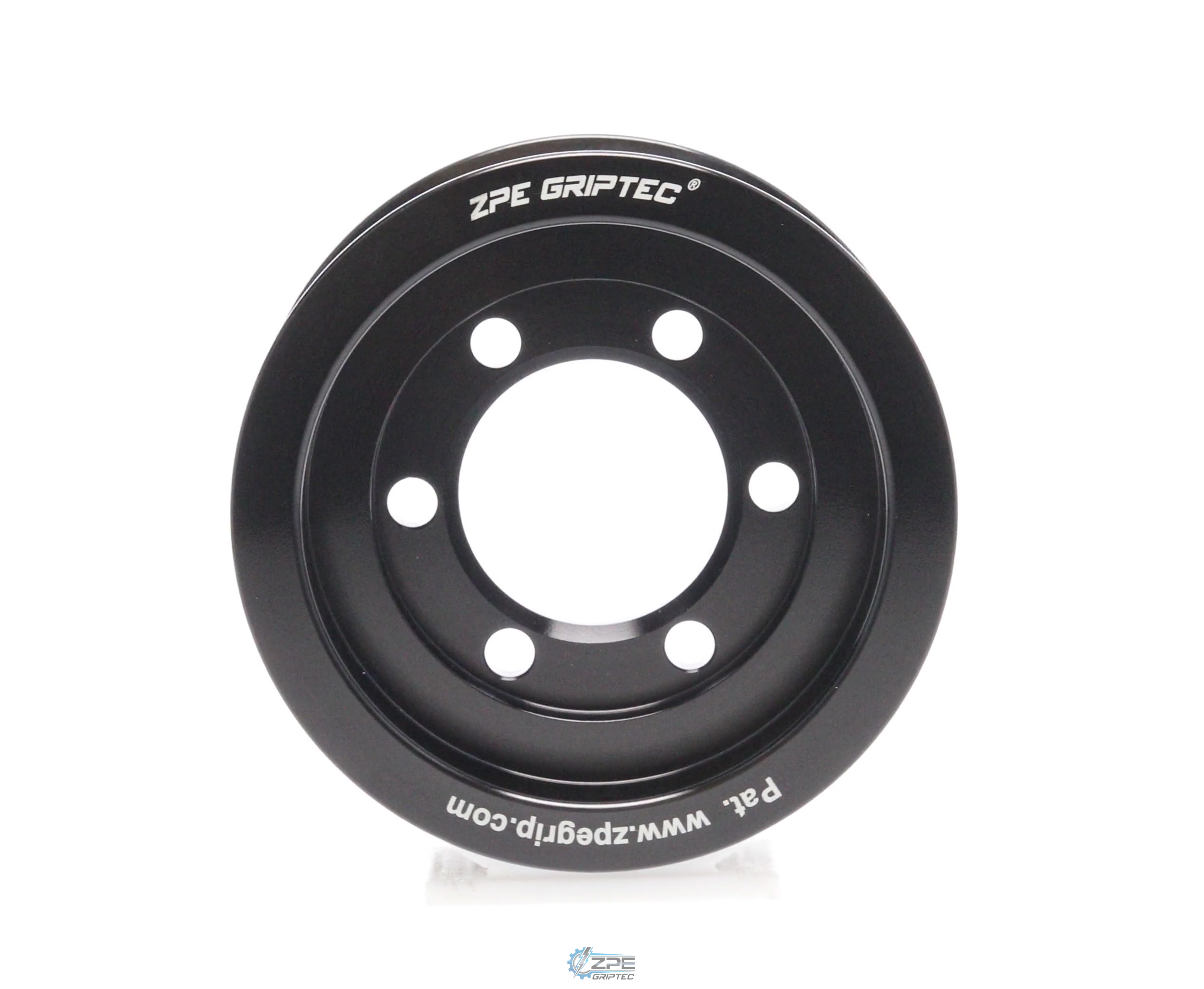3.30" 8 Rib ZPE GripTec® 2pc Vortech YSi/JT/V3 L3 Black Pulley Only