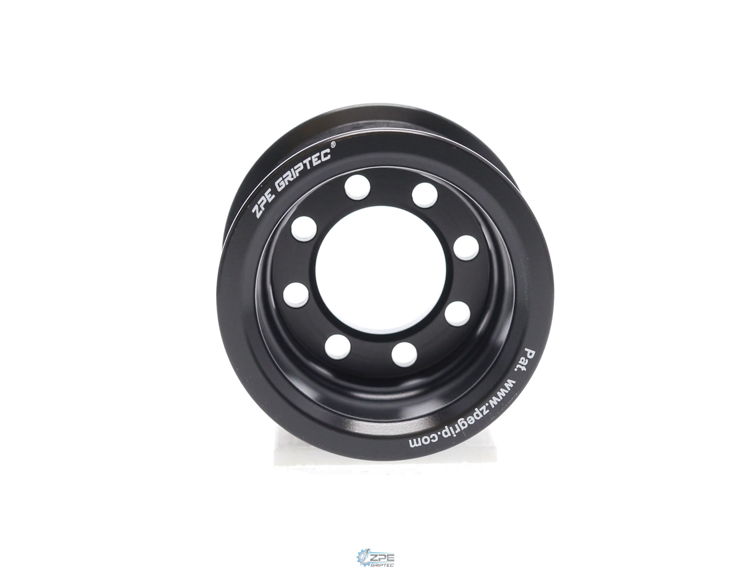 2.35" 10 Rib ZPE GripTec® 2pc HellCat L3V Black Pulley Only