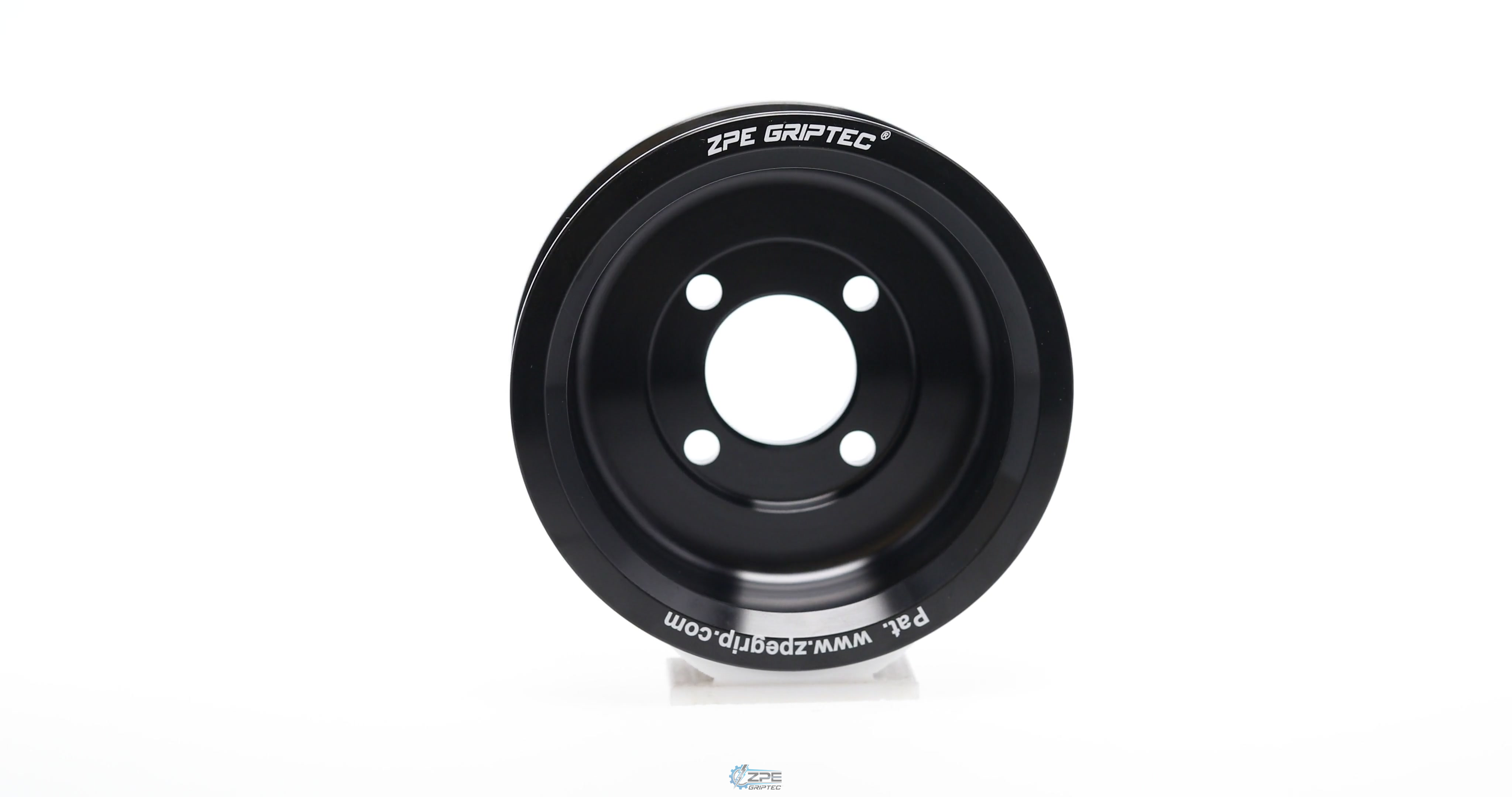 3.70" 6 Rib ZPE GripTec® 2pc Magnuson Heartbeat TVS L3 Black Pulley Only