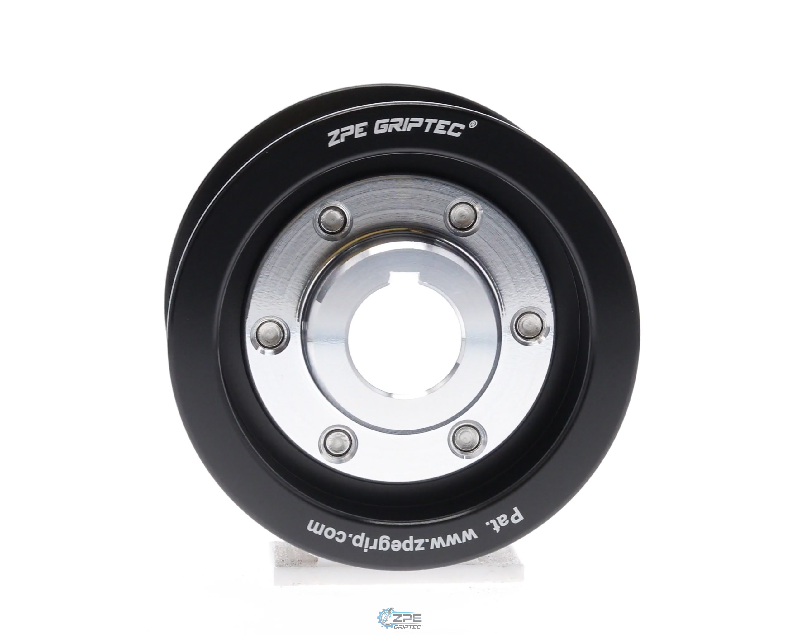 3.00" 10 Rib ZPE GripTec® 2pc Vortech YSi/JT/V3 L3 Black Pulley & Hub Kit