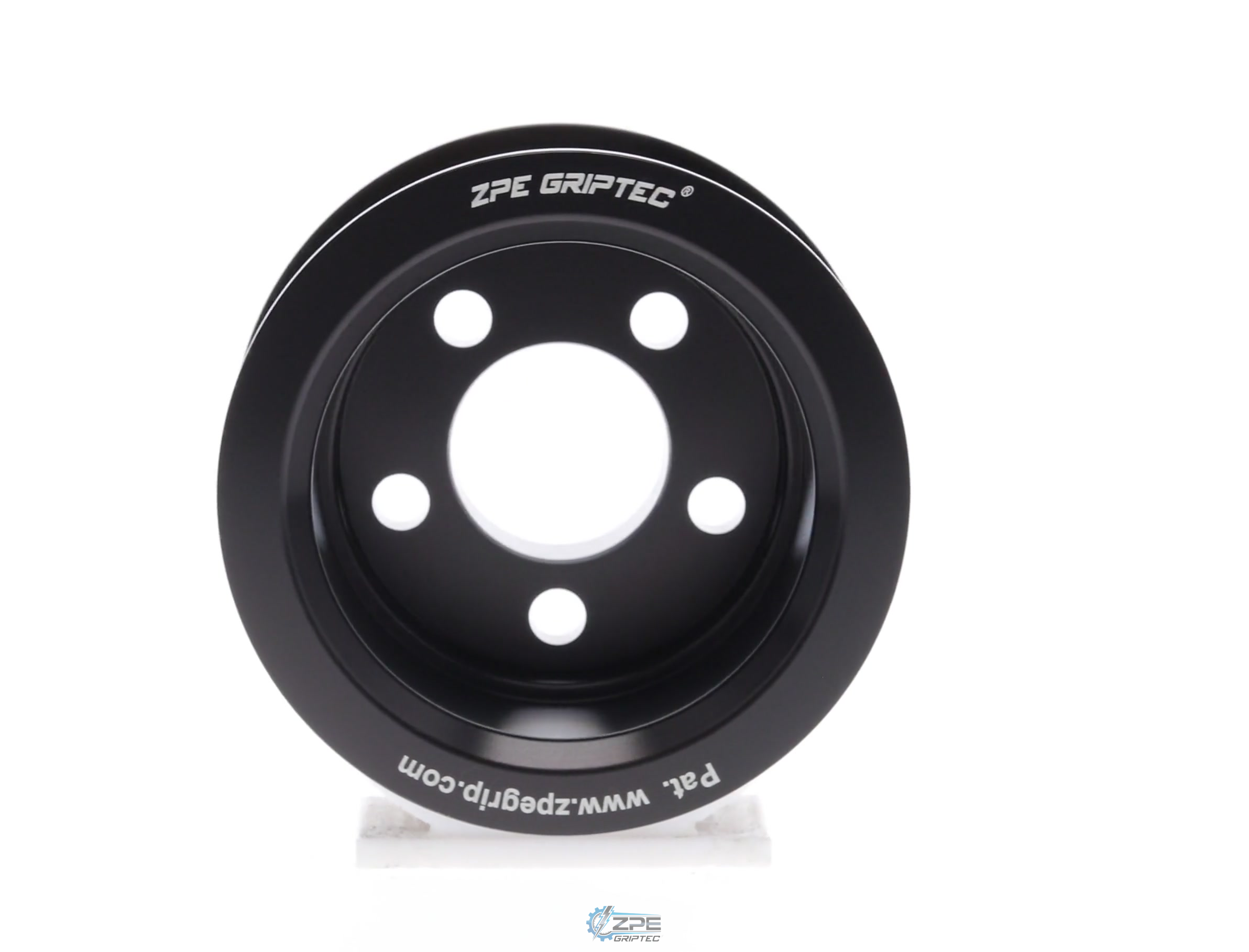 2.70" 8 Rib ZPE GripTec® Whipple 5 Bolt L3V-A Black Pulley Only