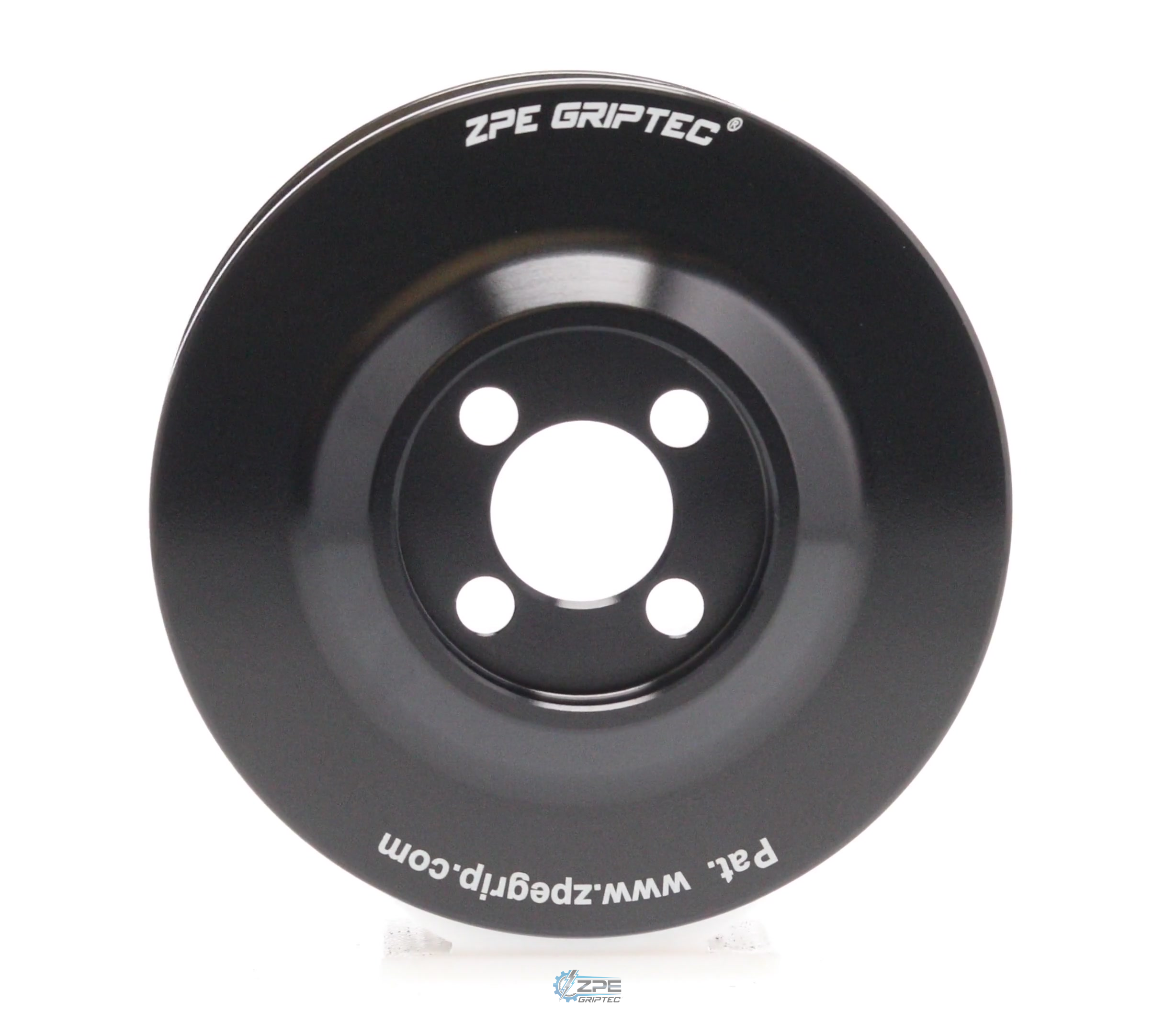 3.50" 6 Rib ZPE GripTec® Whipple Standard L3 Black Pulley