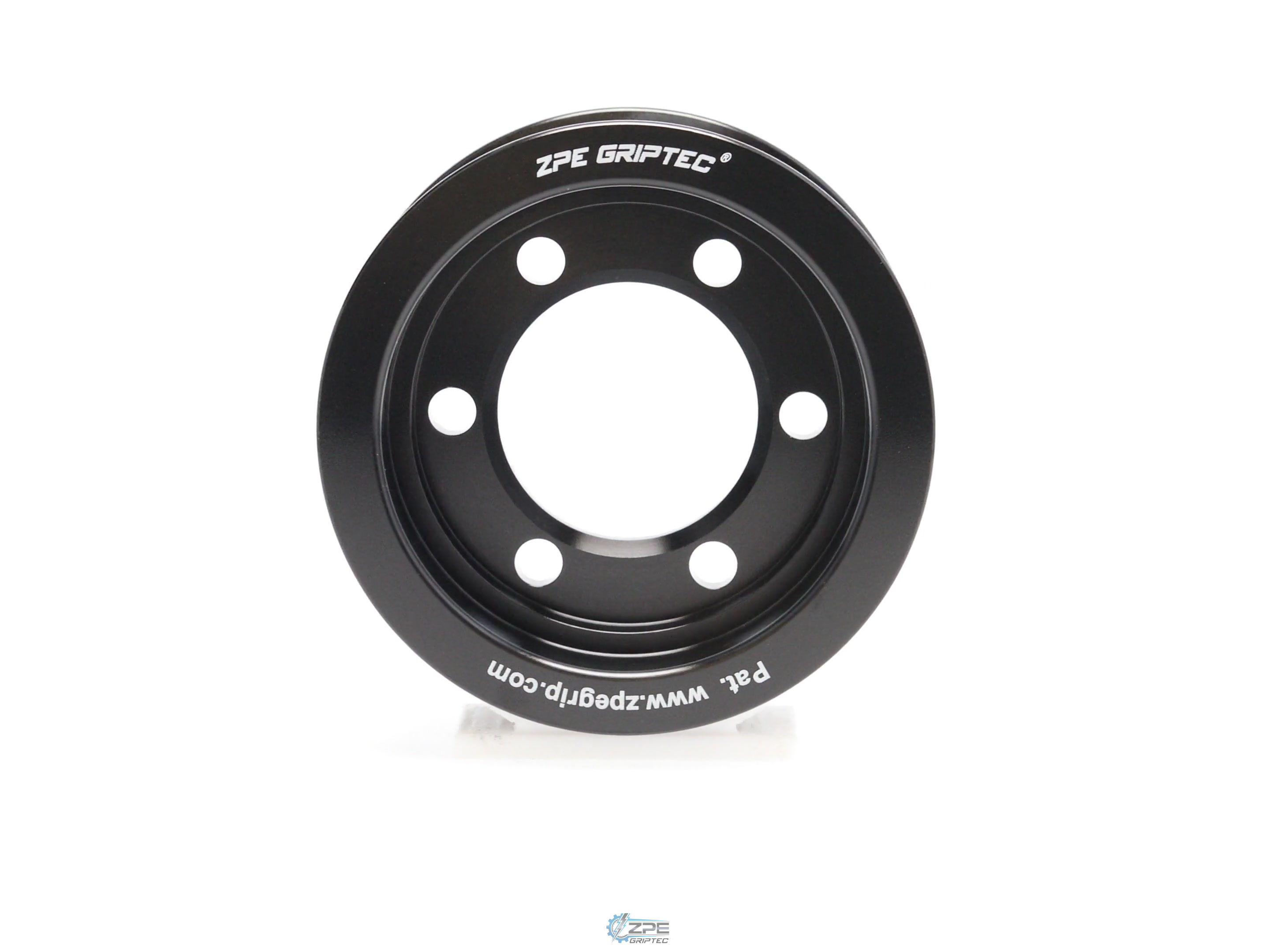 2.85" 8 Rib ZPE GripTec® 2pc Vortech YSi/JT/V3 L3 Black Pulley Only