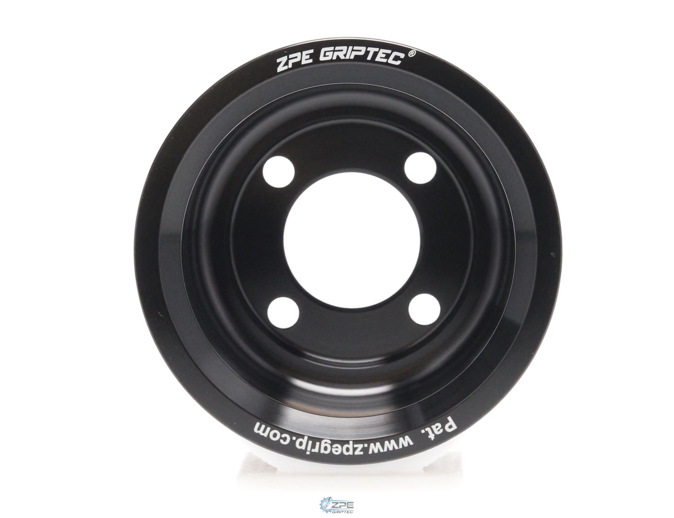 3.00" 6 Rib ZPE GripTec® 2pc Magnuson Heartbeat TVS L3 Black Pulley Only