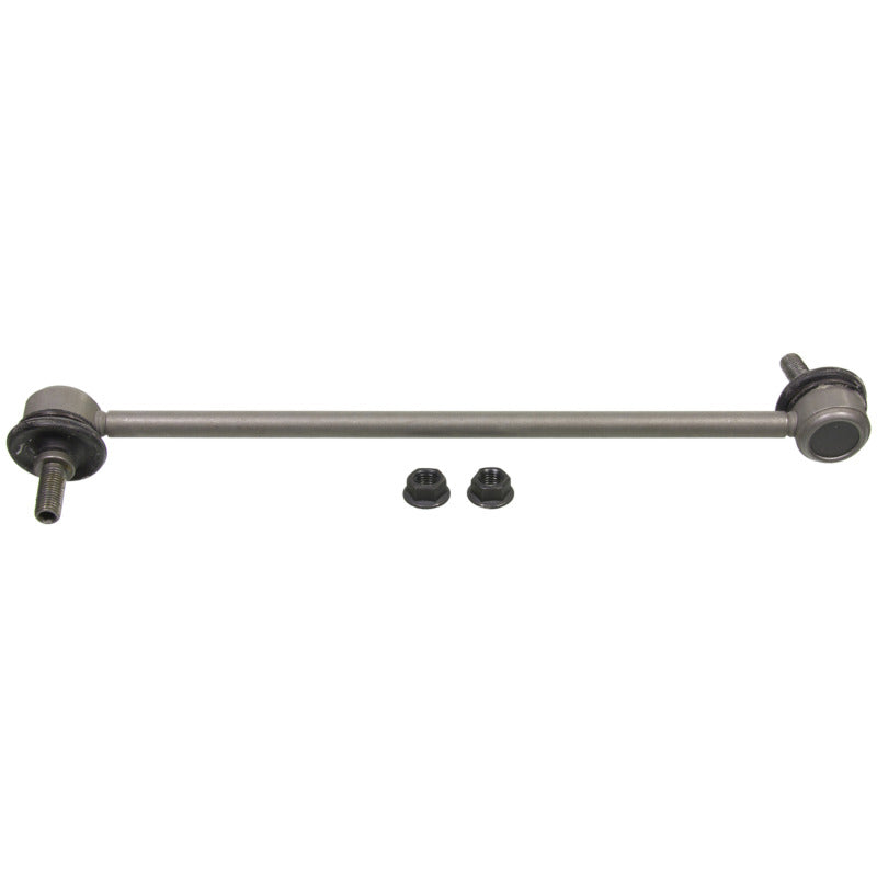 Moog front right sway bar endlink kit for 1998-2003 Toyota Sienna, showing the sway bar endlink with metal and rubber components.