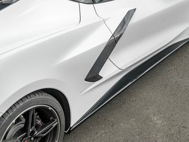 2020+ CHEVROLET CORVETTE C8 | SDP PERFORMANCE STYLE SIDE SKIRTS ROCKER PANELS GROUND EFFECTS